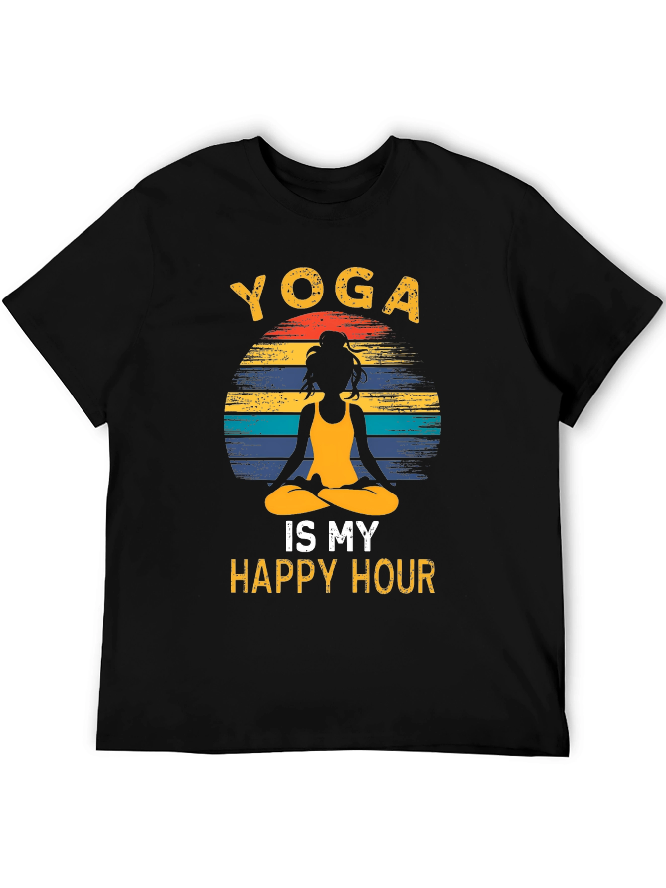 Yoga Is My Happy Hour Graphic Tee