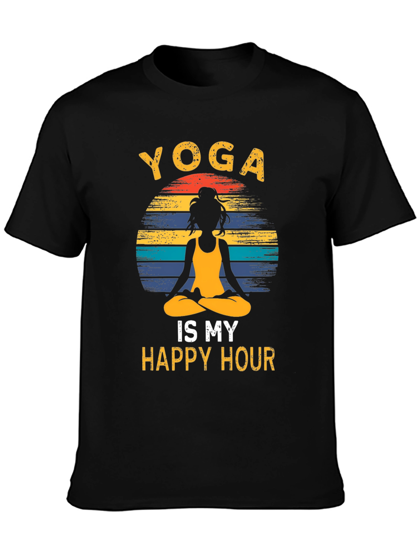 Yoga Is My Happy Hour Graphic Tee
