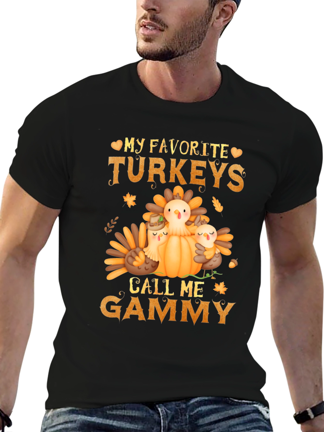 My Favorite Turkeys Call Me Gammy T-Shirt