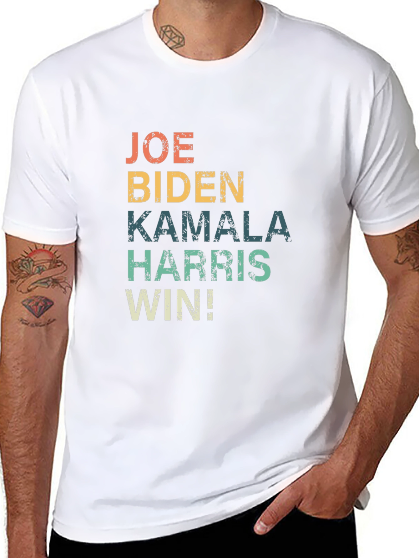 Joe Biden Kamala Harris Win! Graphic T-Shirt