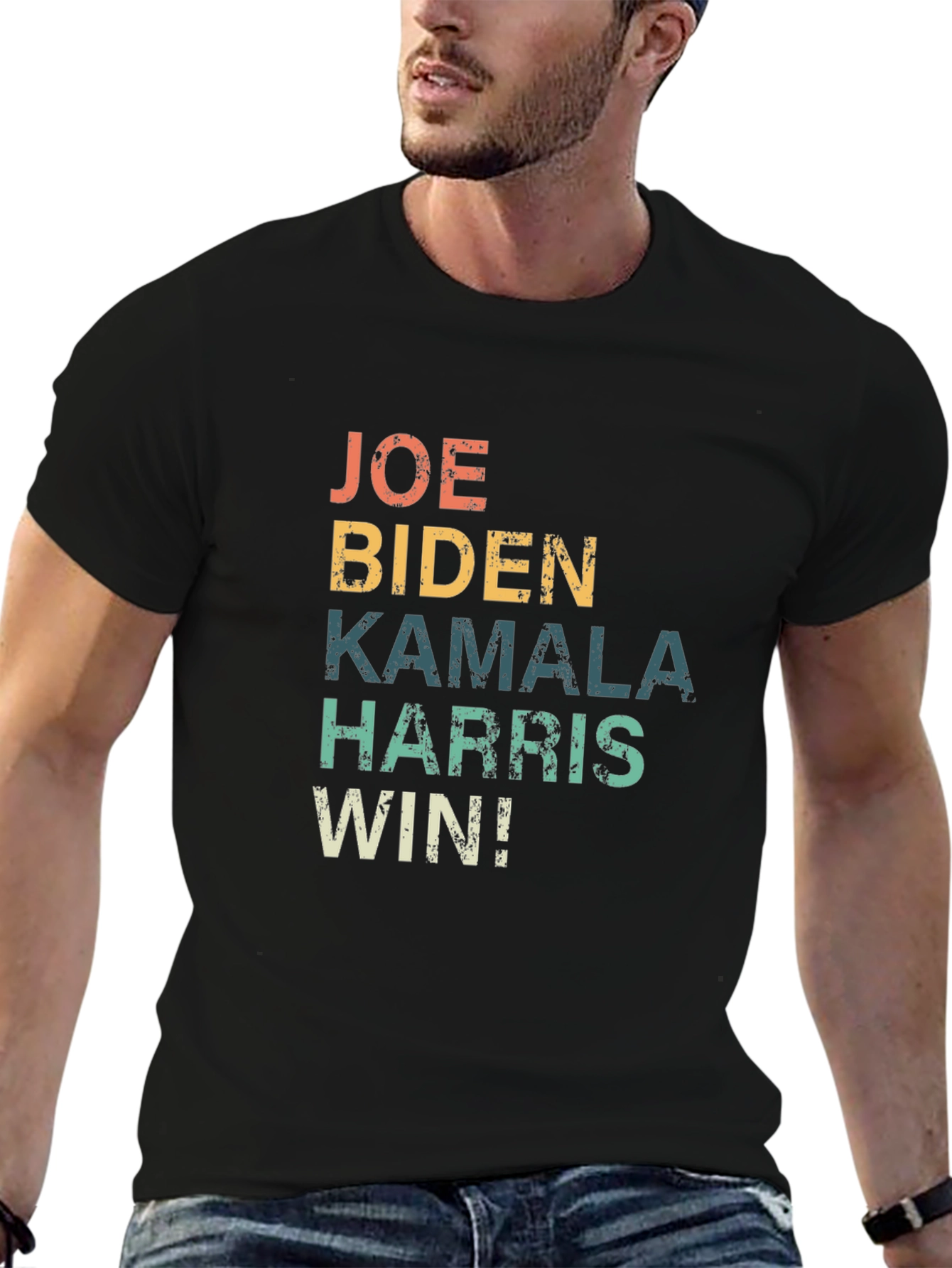 Joe Biden Kamala Harris Win! Graphic T-Shirt