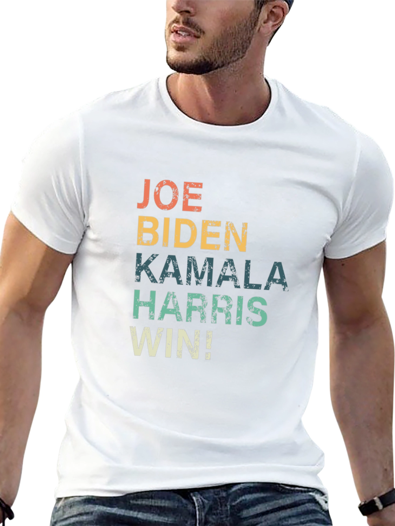 Joe Biden Kamala Harris Win! Graphic T-Shirt