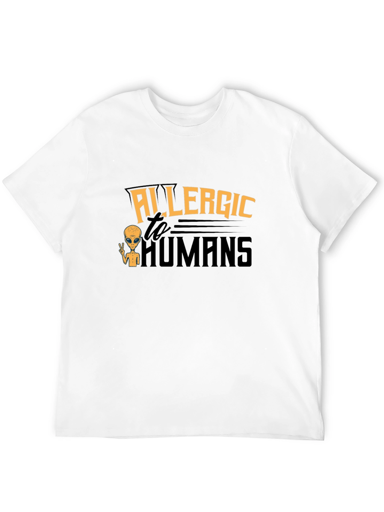 Allergic to Humans Graphic T-Shirt