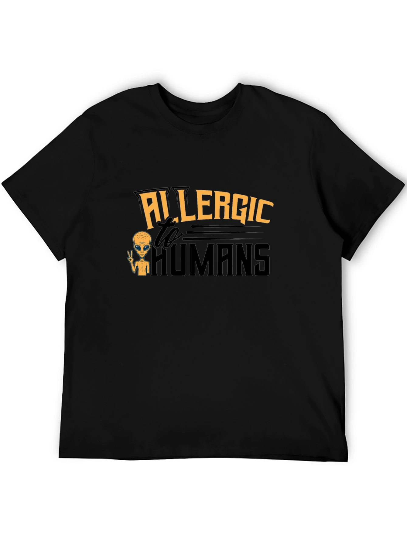 Allergic to Humans Graphic T-Shirt