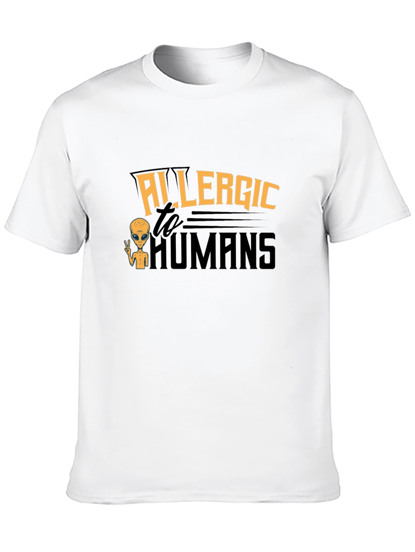 Allergic to Humans Graphic T-Shirt