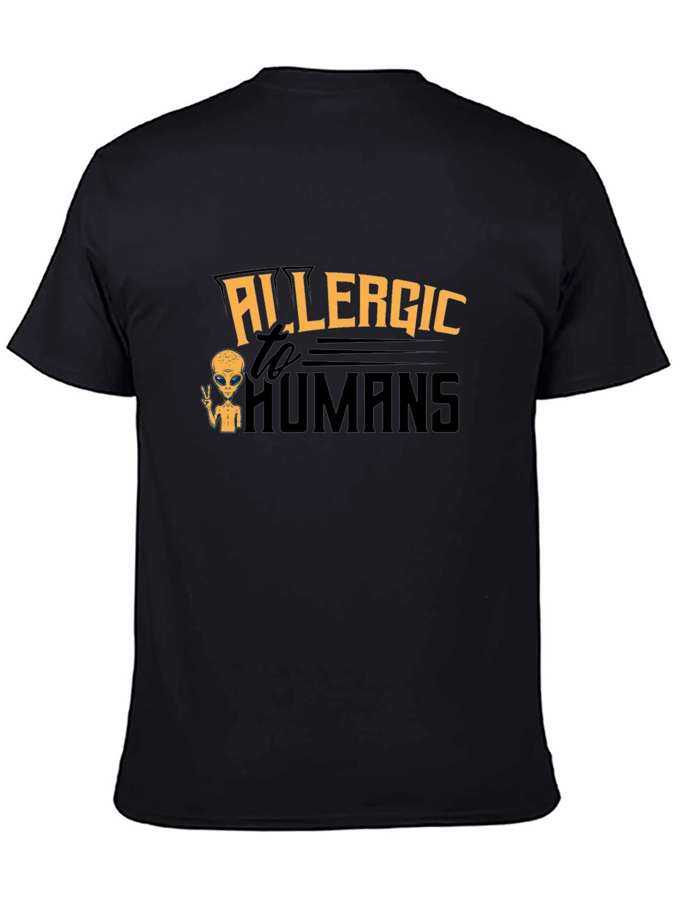Allergic to Humans Graphic T-Shirt