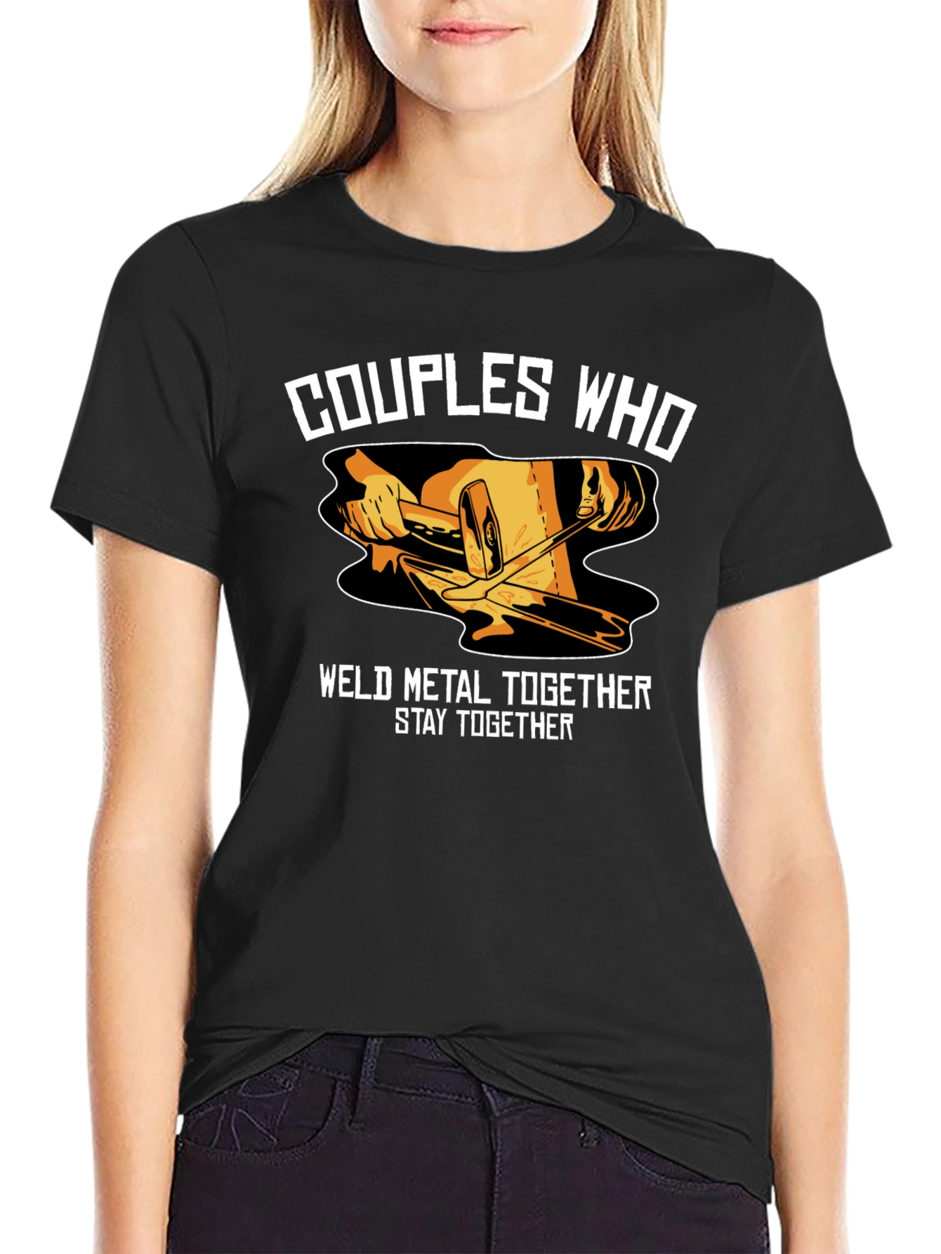Couples Who Weld Metal Together T-Shirt
