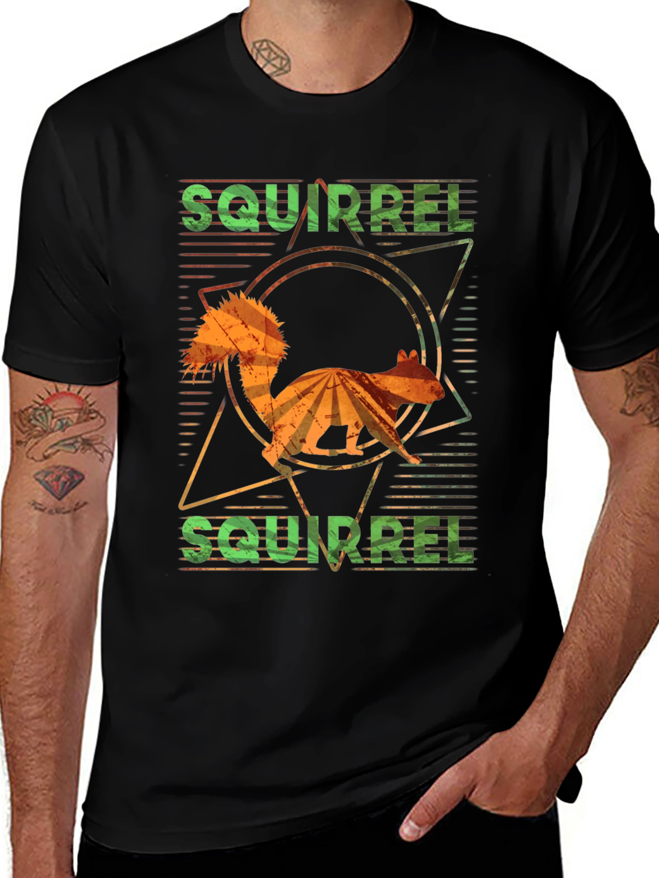 Squirrel Graphic Tee - Unique Design