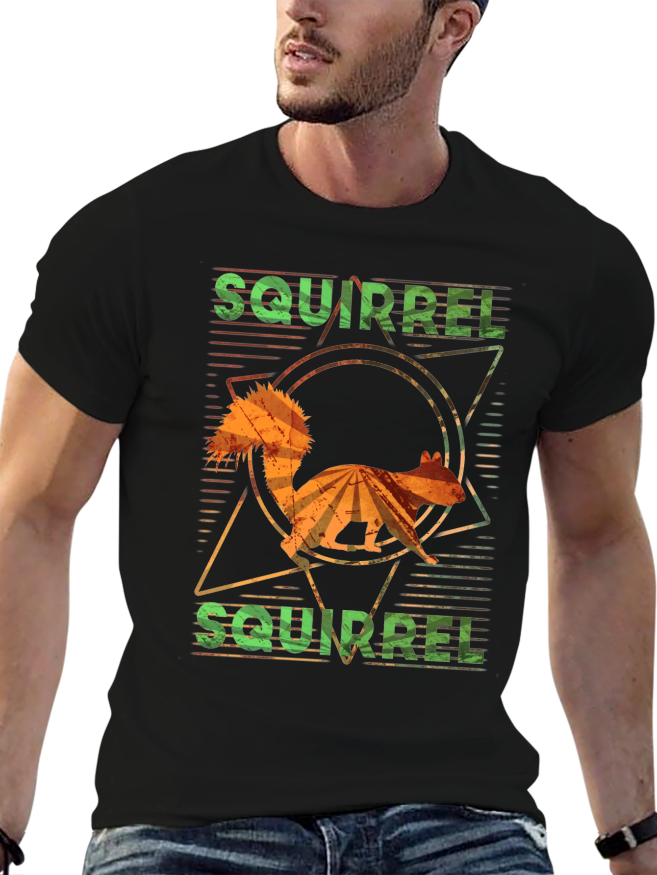 Squirrel Graphic Tee - Unique Design