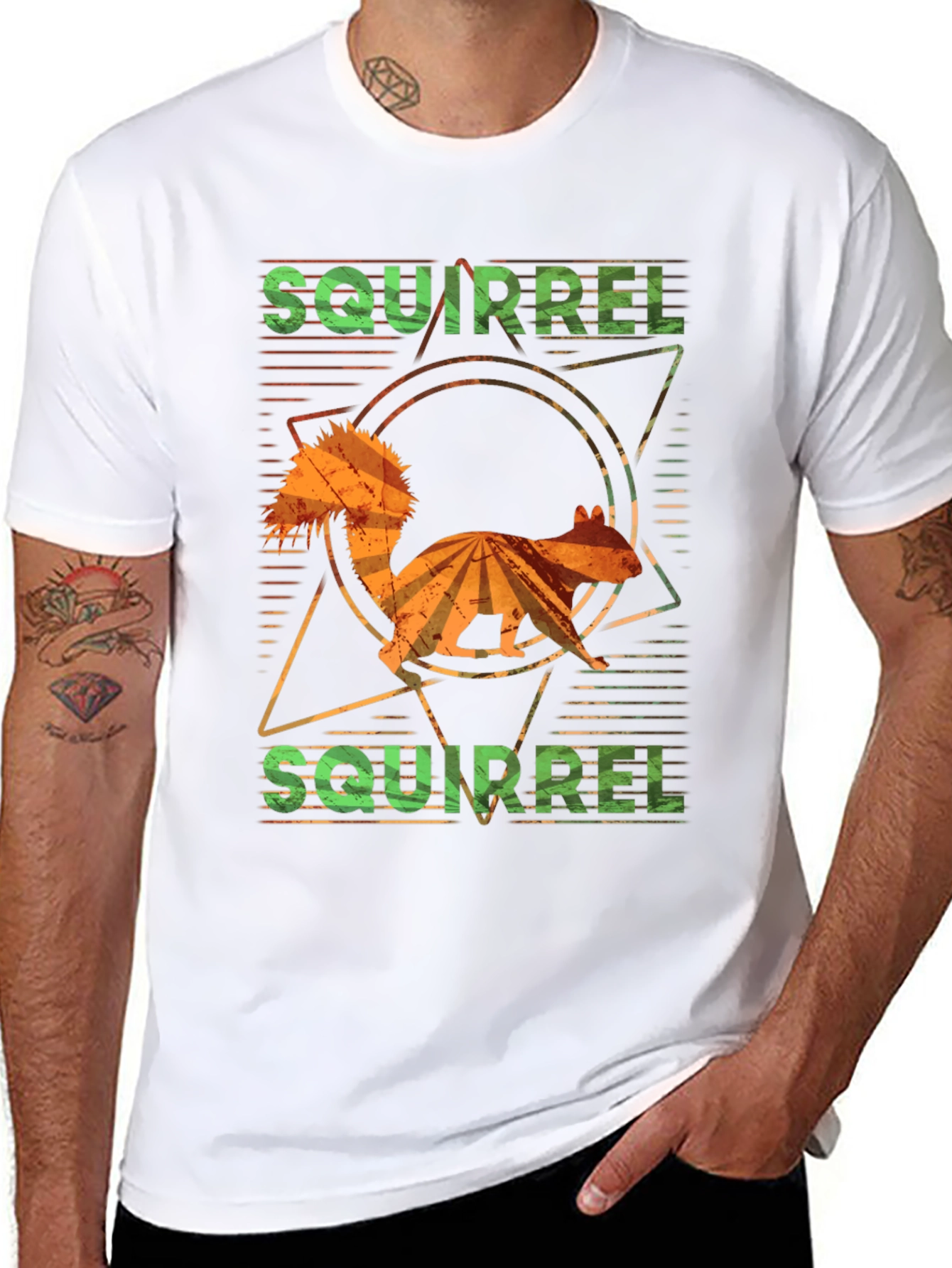 Squirrel Graphic Tee - Unique Design