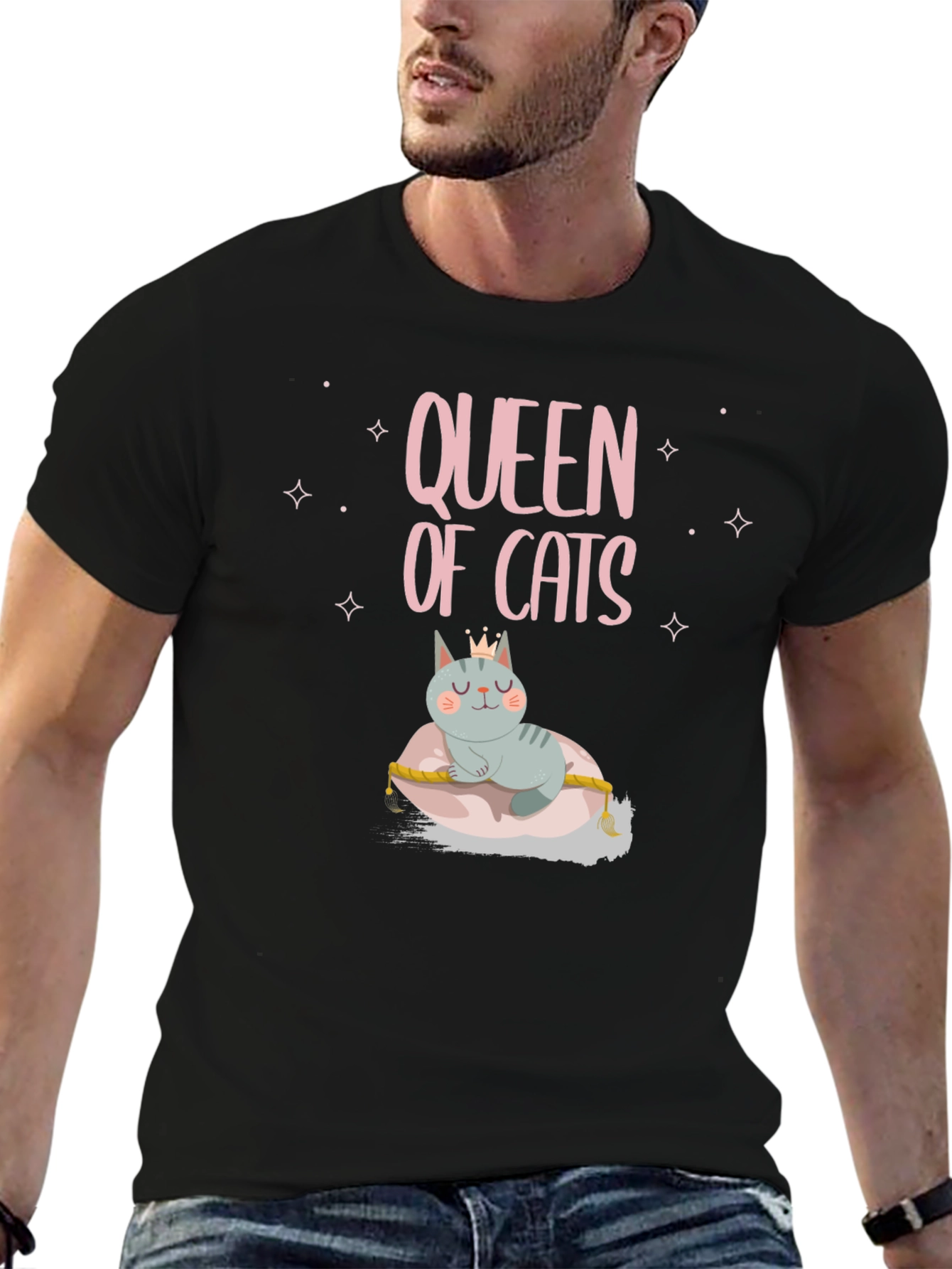 Queen of Cats Graphic T-Shirt