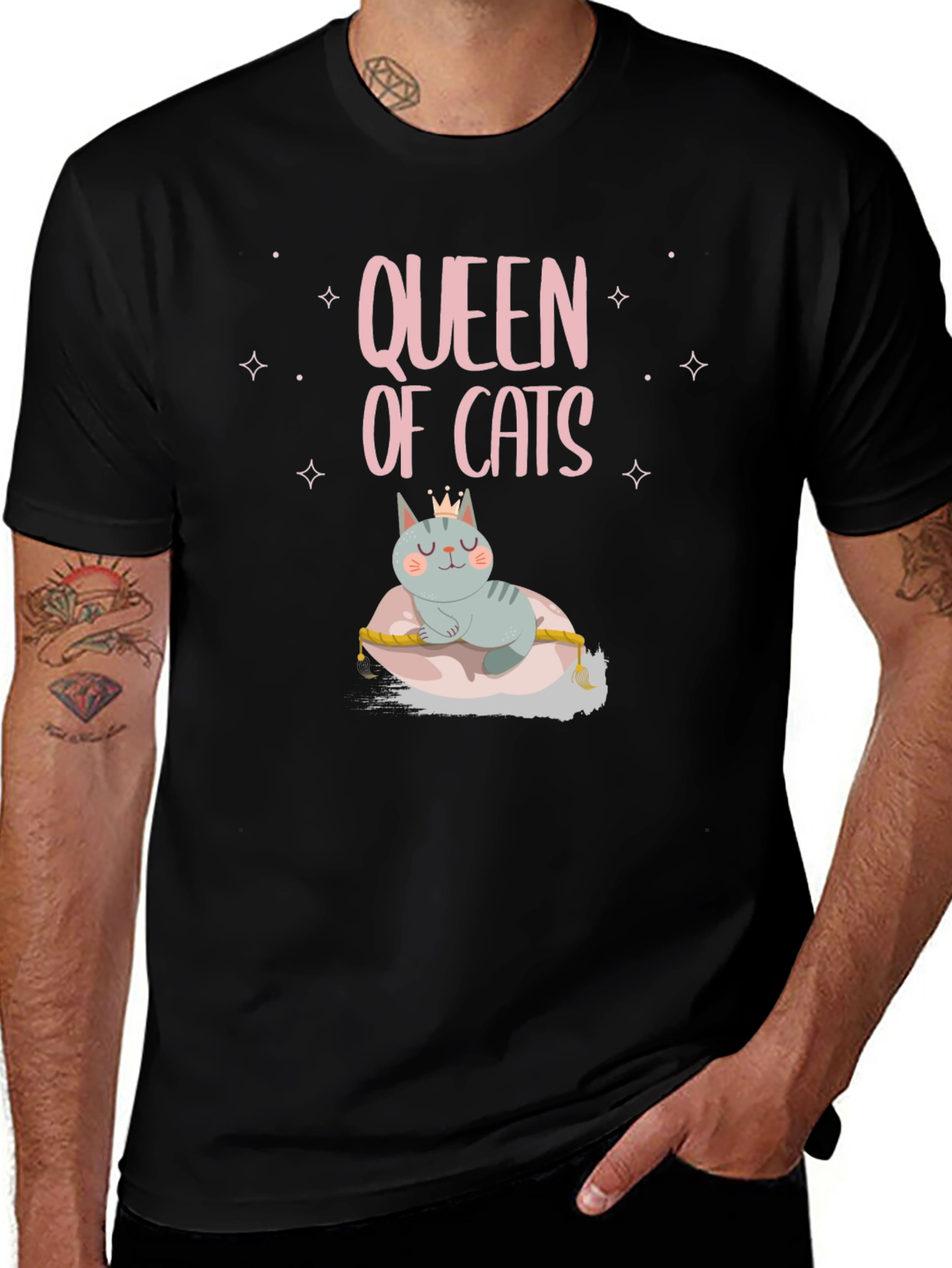 Queen of Cats Graphic T-Shirt