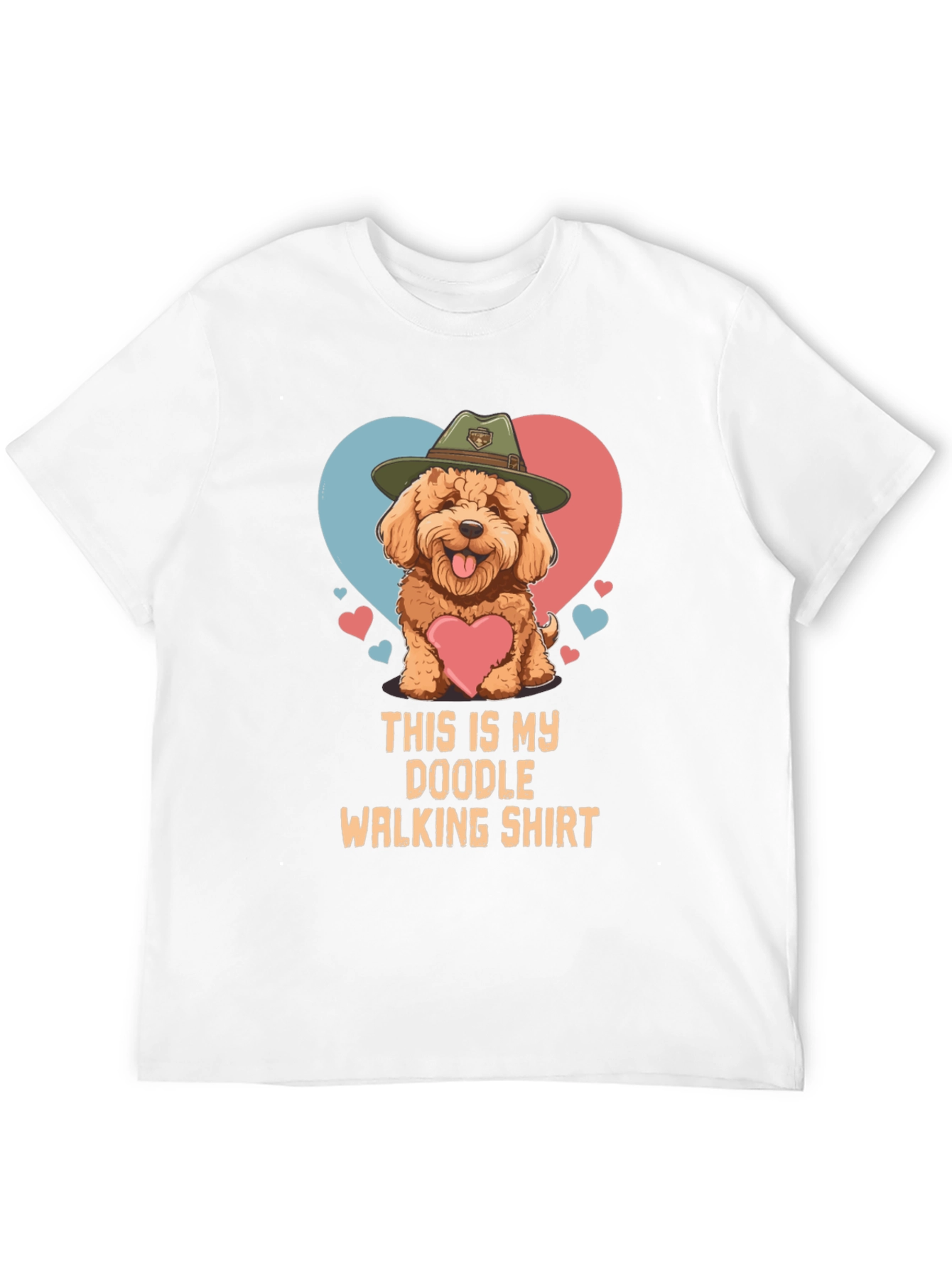Doodle Walking Shirt: Dog Lover Tee