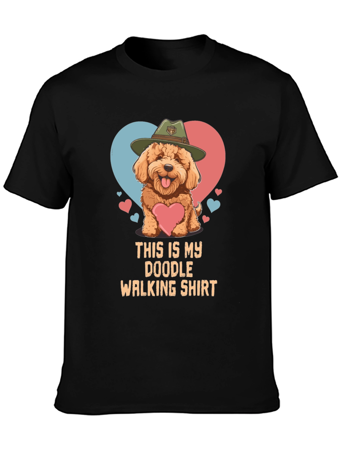 Doodle Walking Shirt: Dog Lover Tee