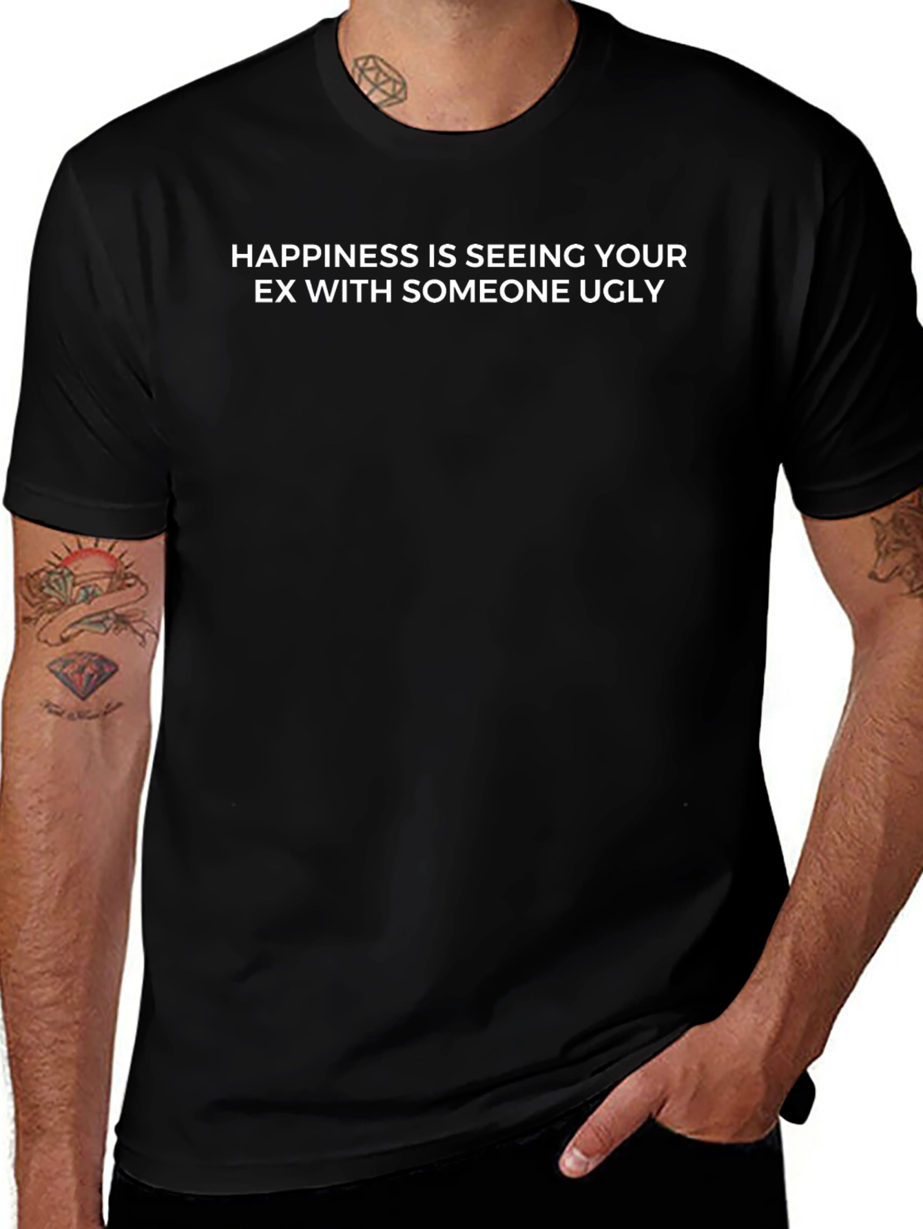 Happiness Ex T-Shirt - Funny Graphic Tee