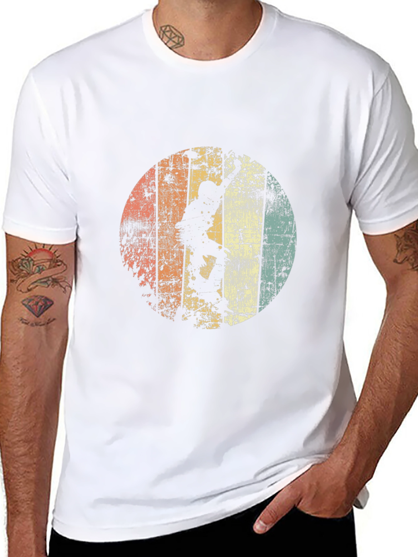 Retro Climber Graphic Tee - Black