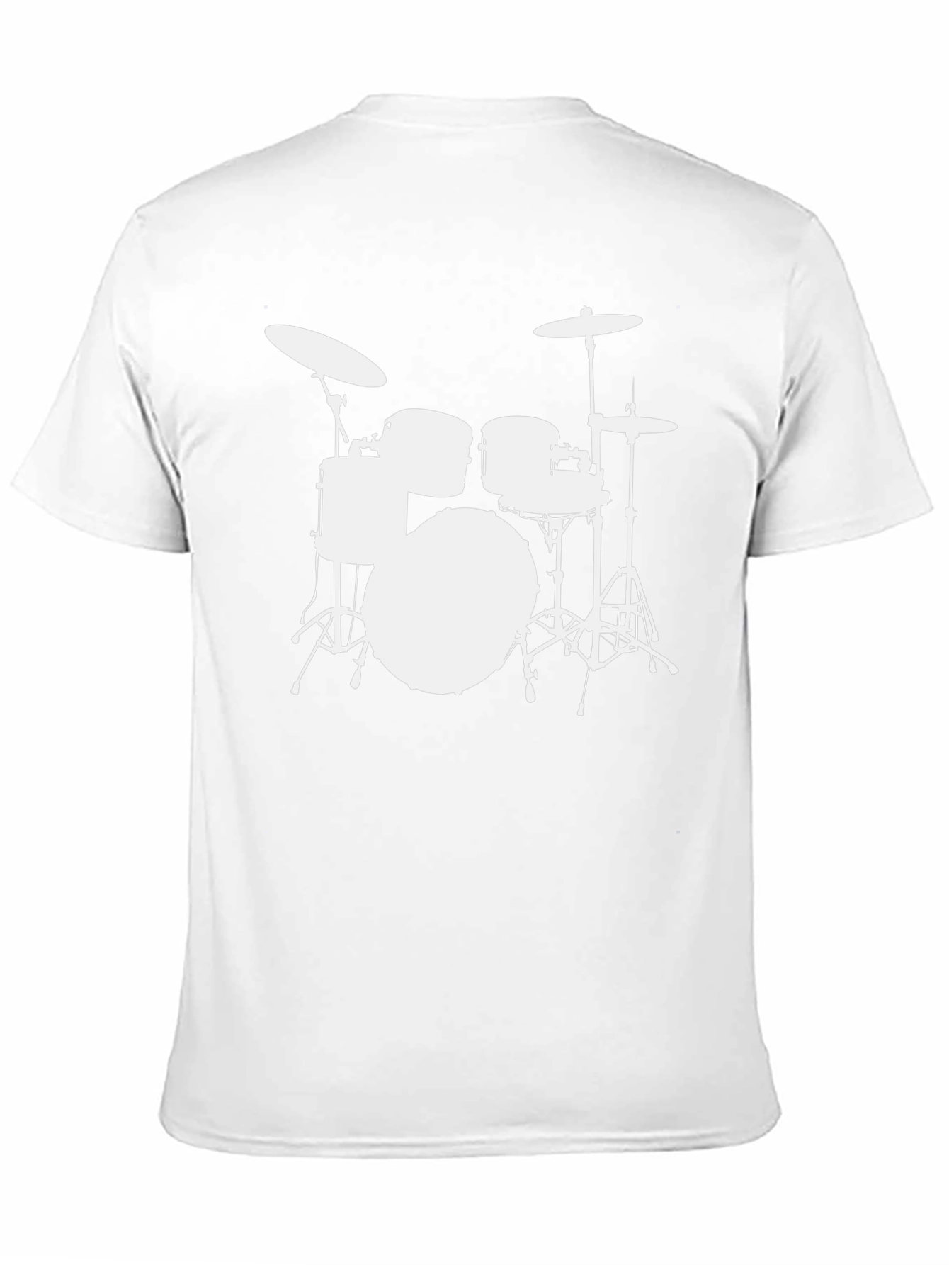 Drum Set Graphic Tee - Musician T-Shirt