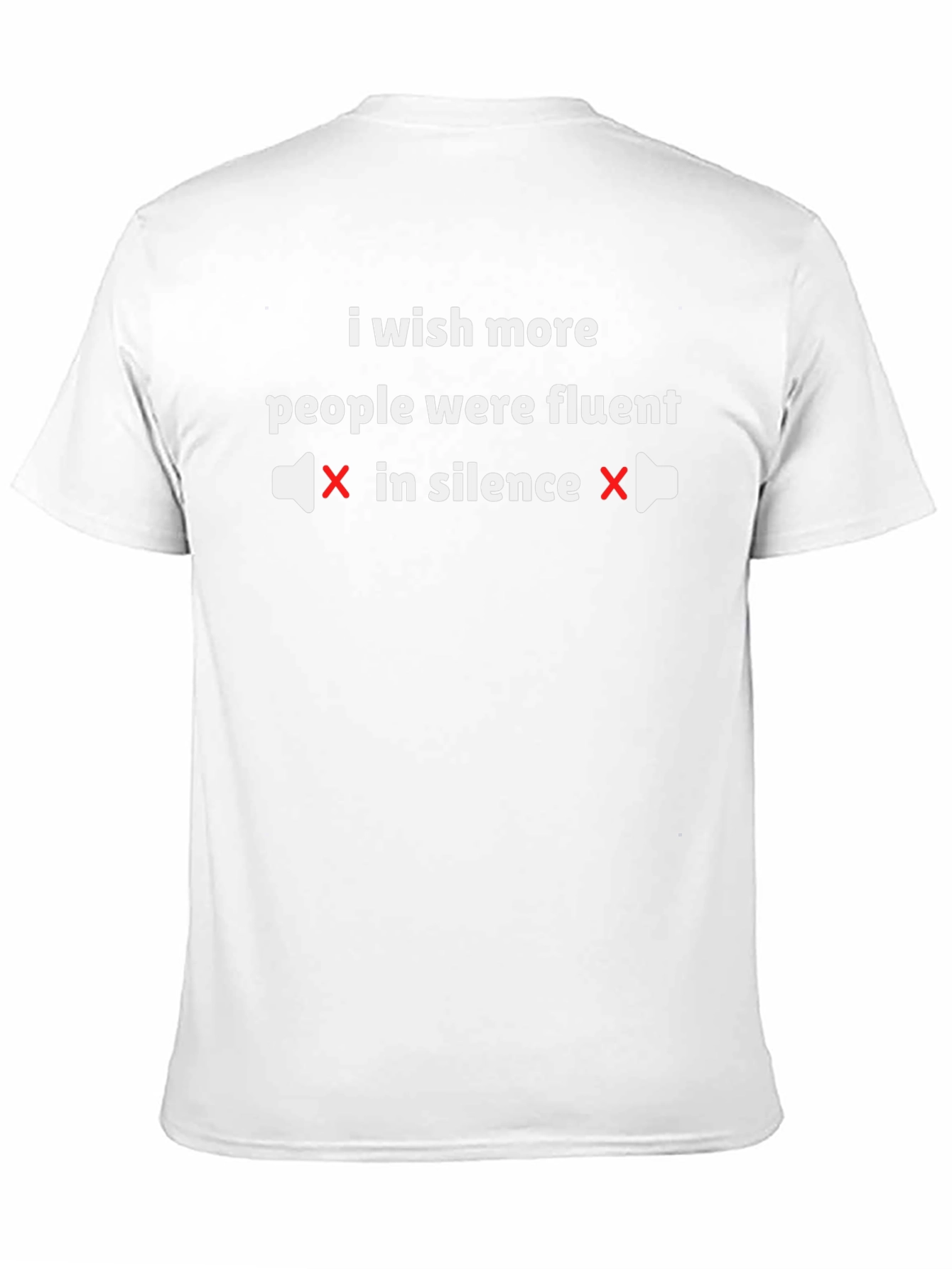Fluent in Silence Black Graphic T-Shirt