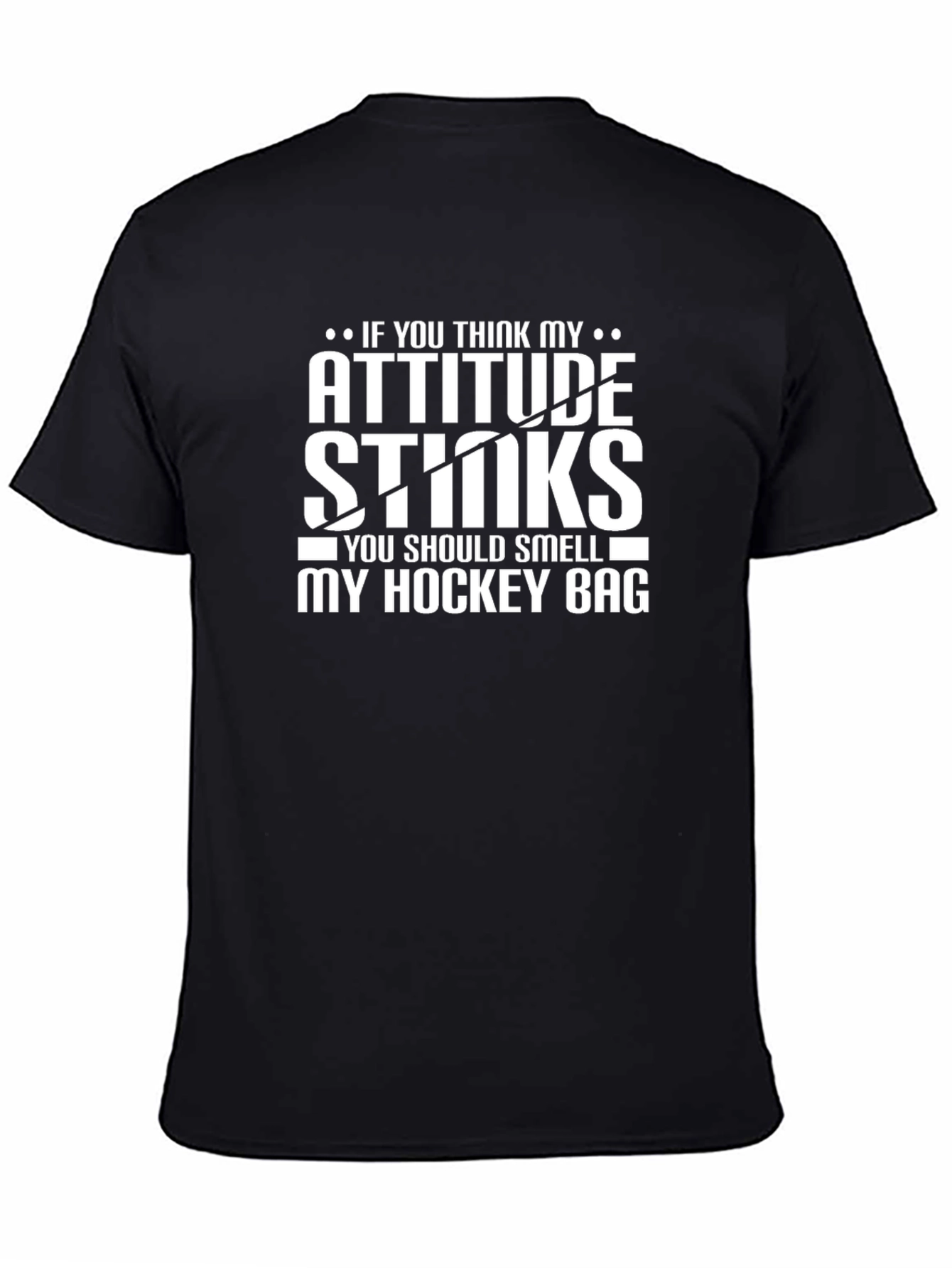 Attitude Stinks Hockey Bag Graphic Tee