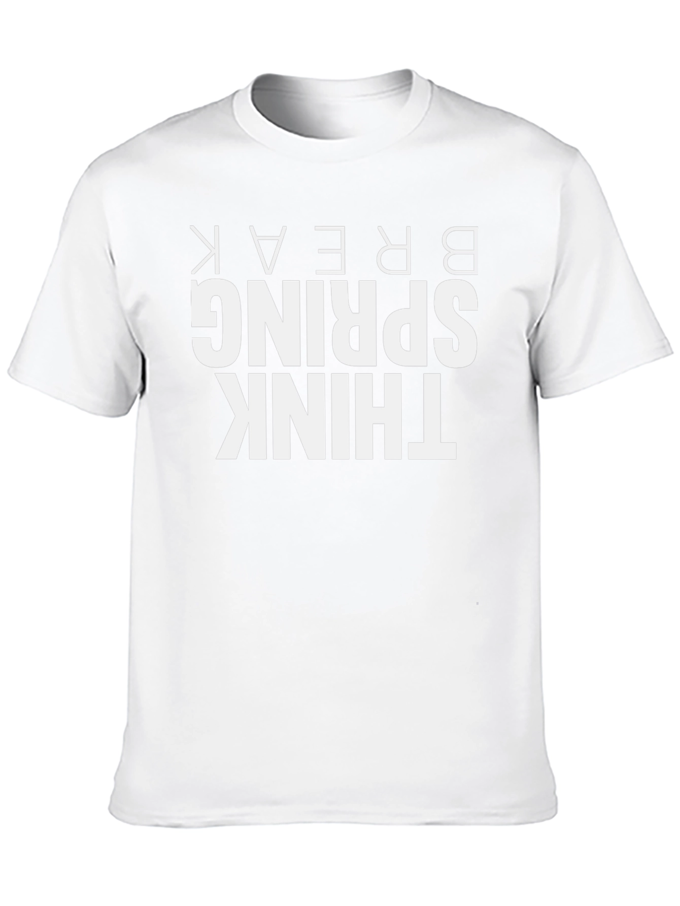 Think Spring Break Graphic Tee - Black