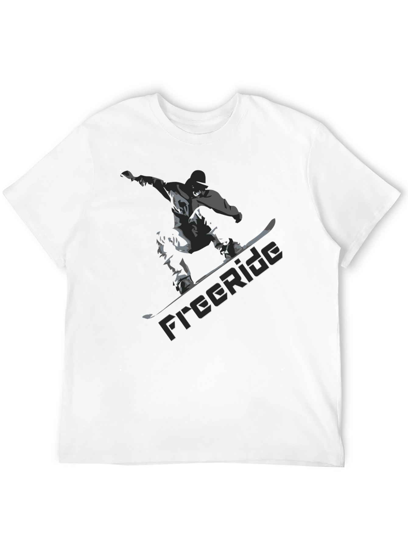 Freeride Snowboarder Graphic Tee