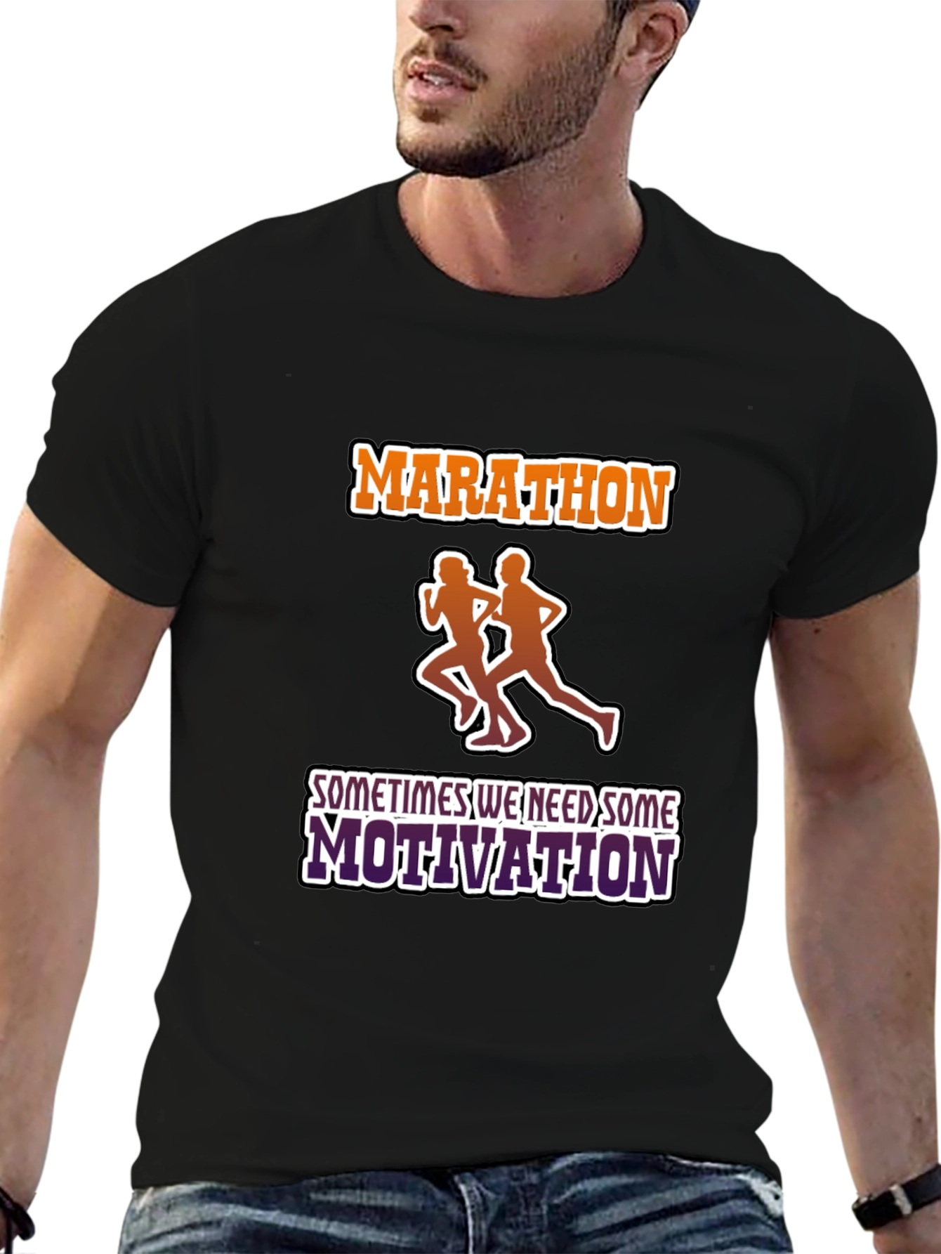Marathon Motivation T-Shirt Running Tee