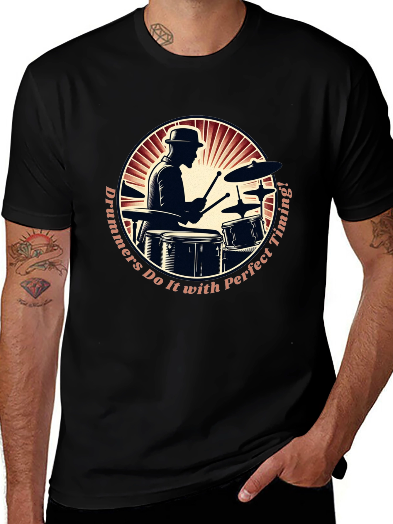 Drummers Perfect Timing T-Shirt