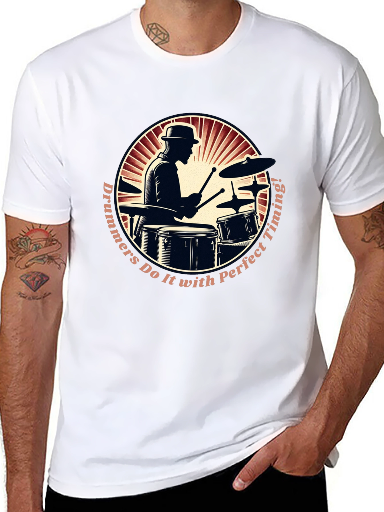 Drummers Perfect Timing T-Shirt