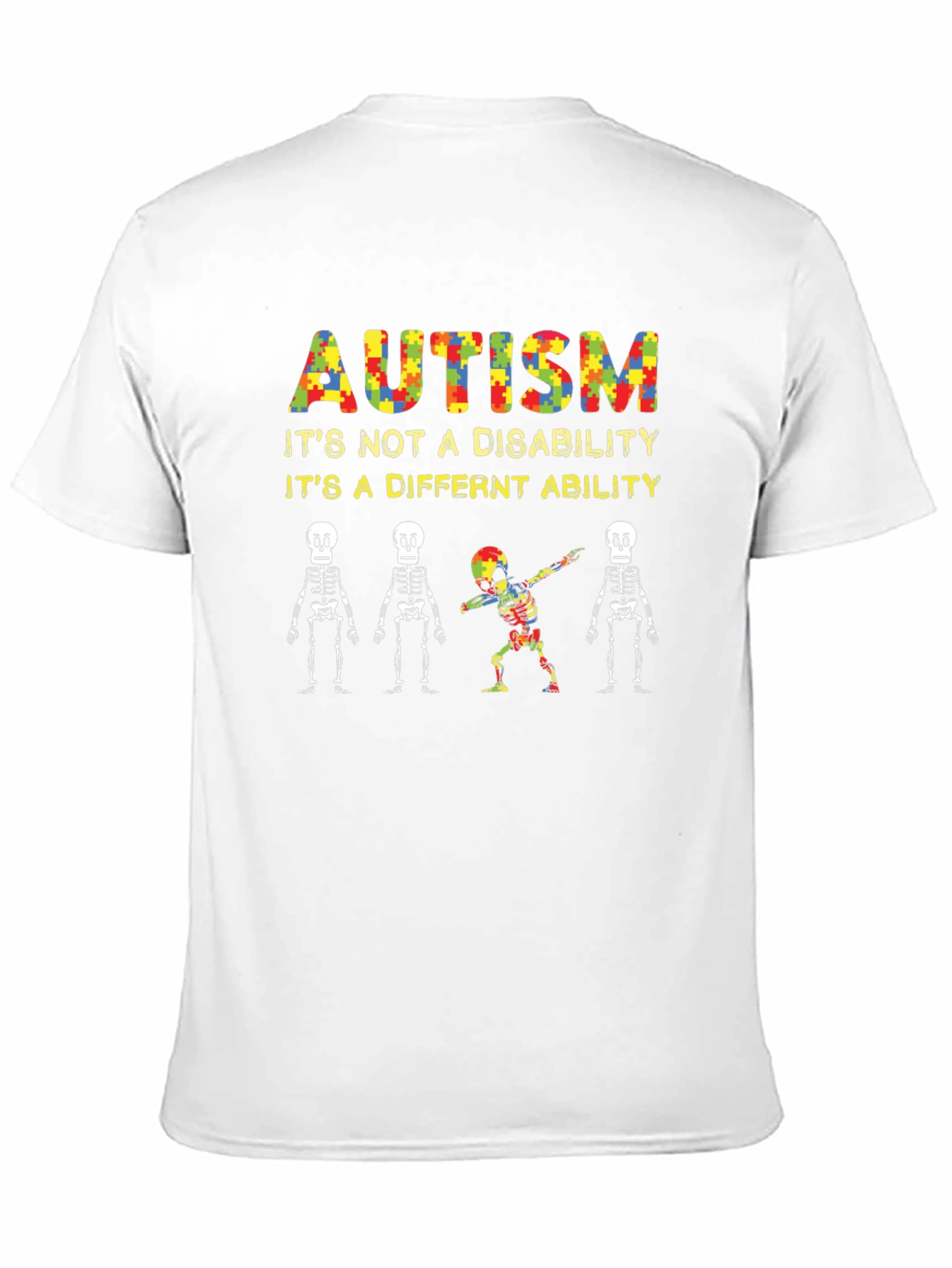 Autism Awareness Graphic Tee - Its a Different Ability