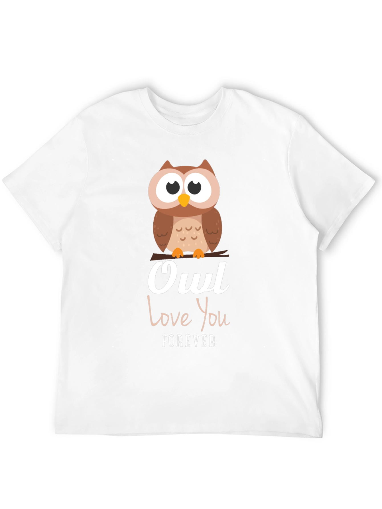 Owl Love You Forever Graphic T-Shirt - Black