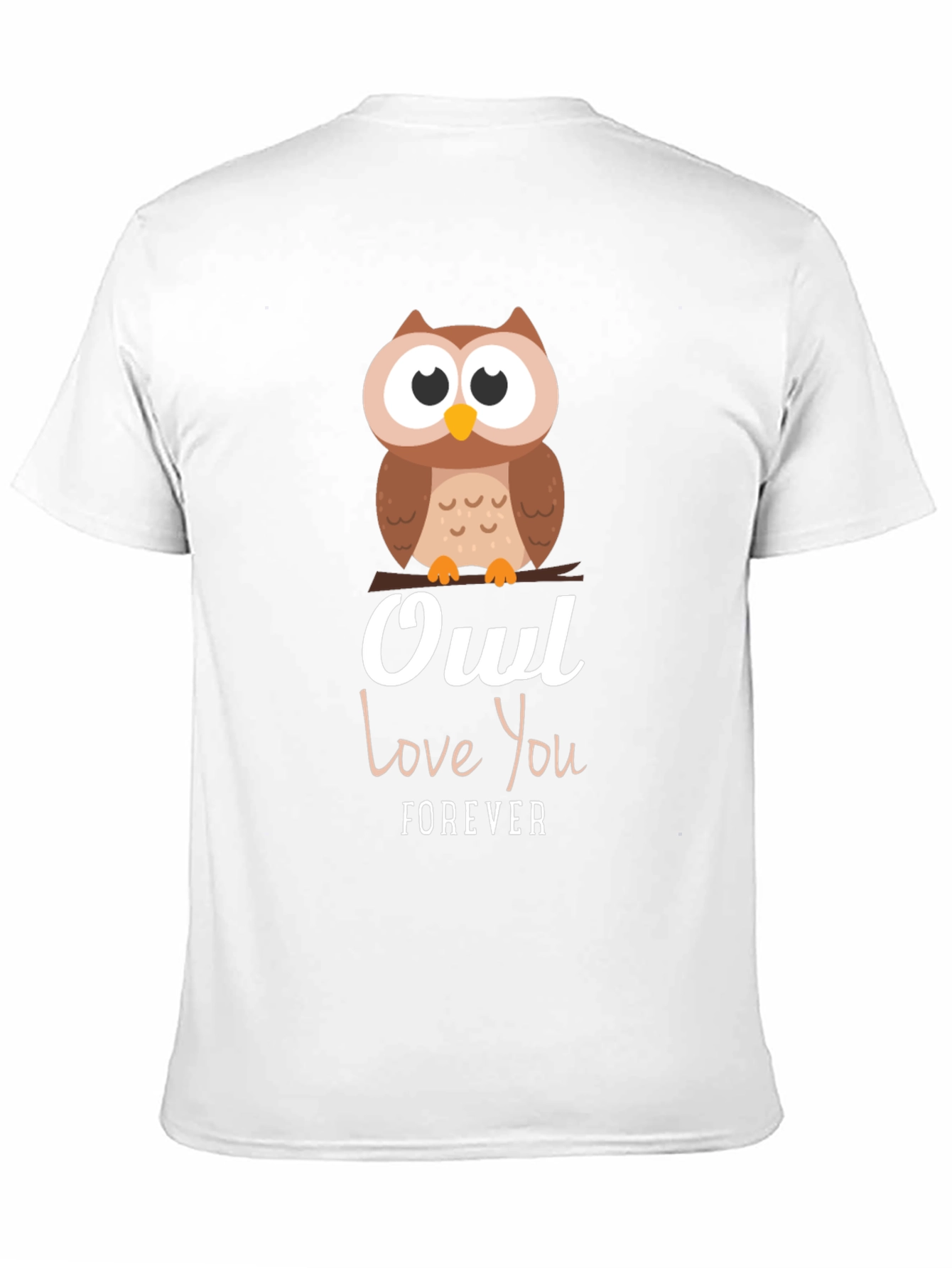 Owl Love You Forever Graphic T-Shirt - Black