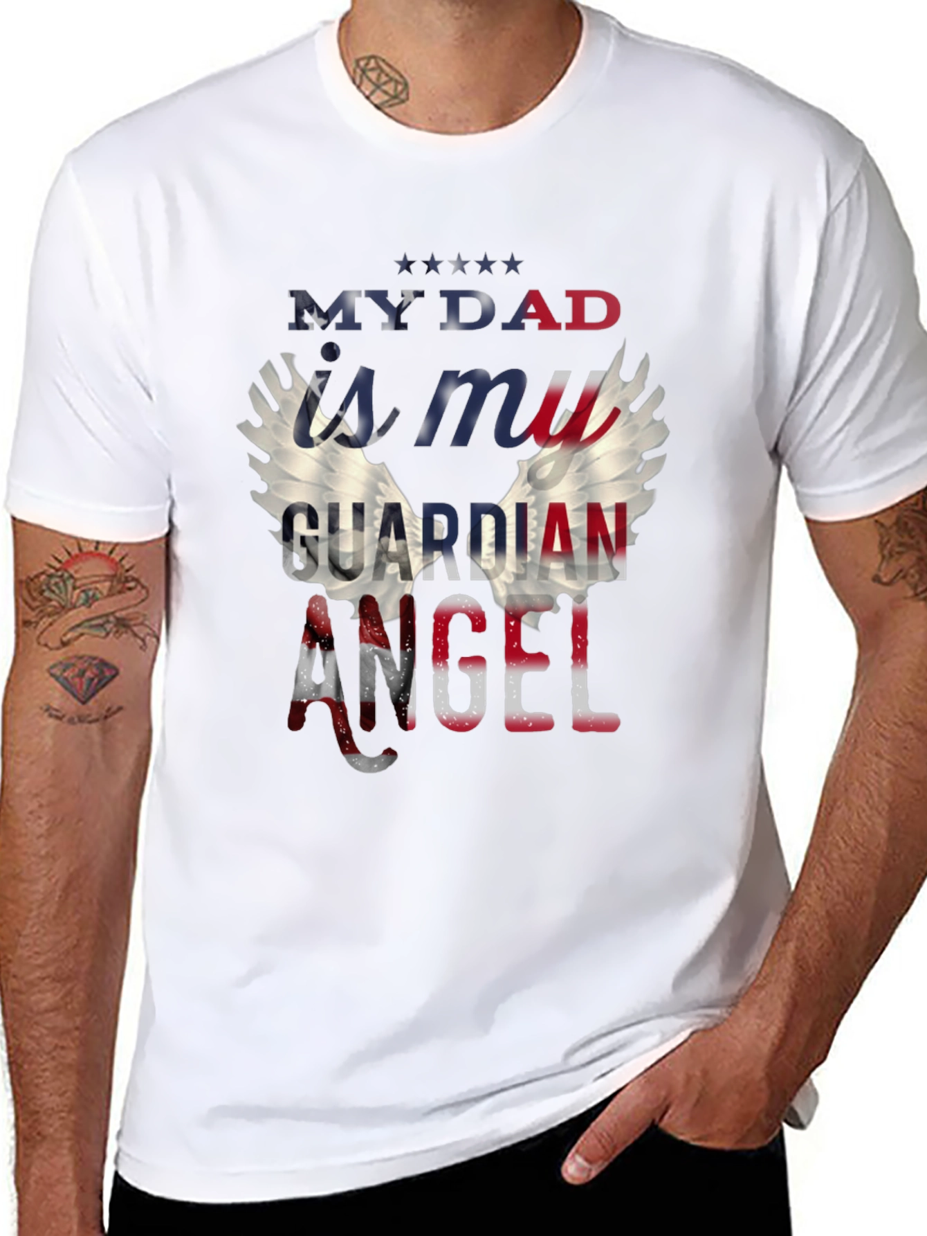 My Dad is My Guardian Angel T-Shirt