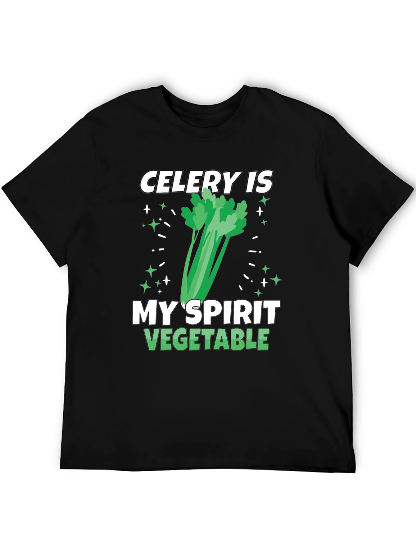 Celery Spirit Vegetable T-Shirt - Funny Foodie Tee