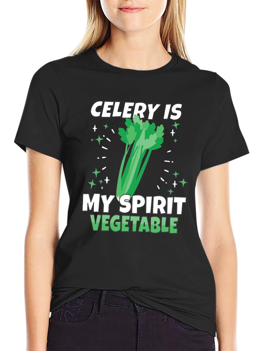 Celery Spirit Vegetable T-Shirt - Funny Foodie Tee