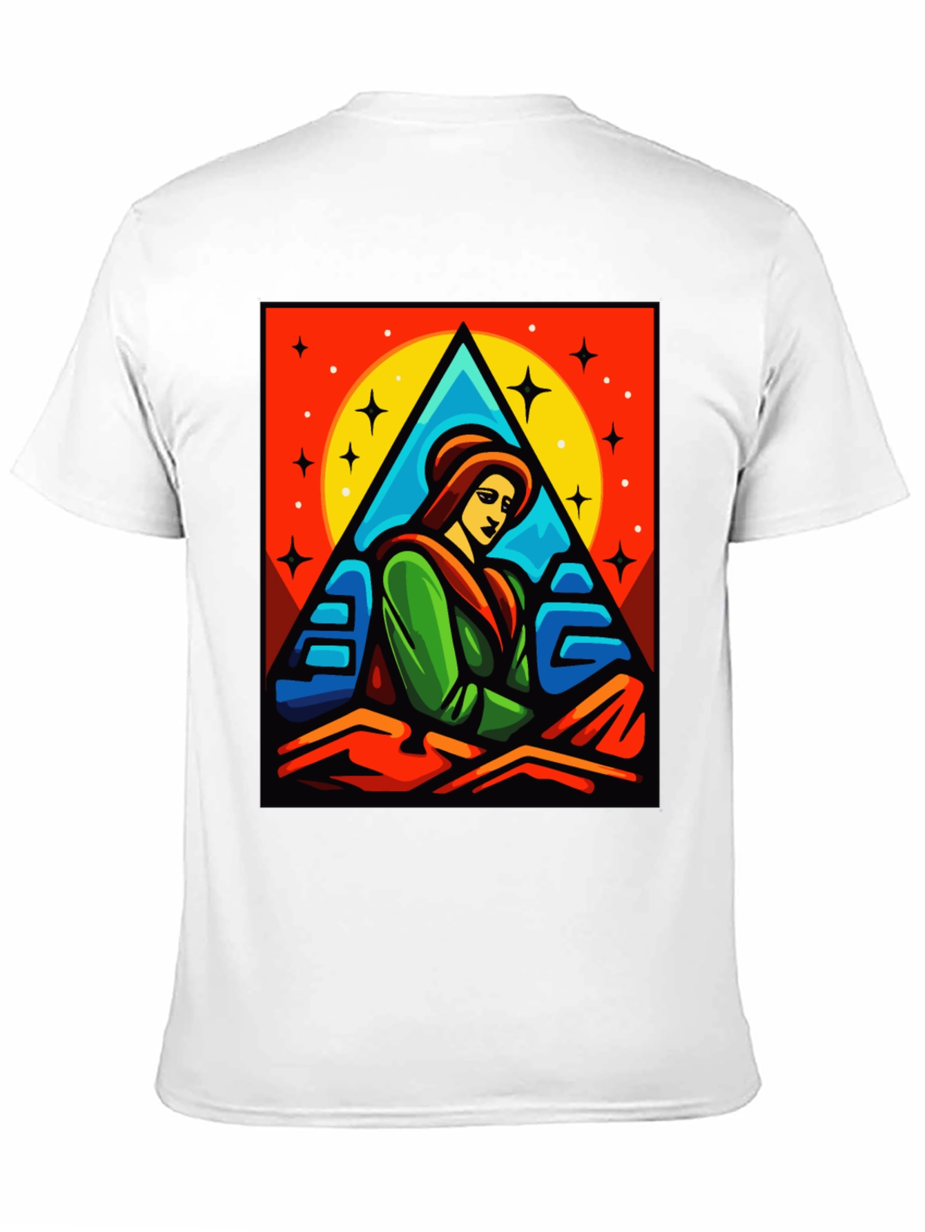 Artistic Graphic Tee - Women in Triangle