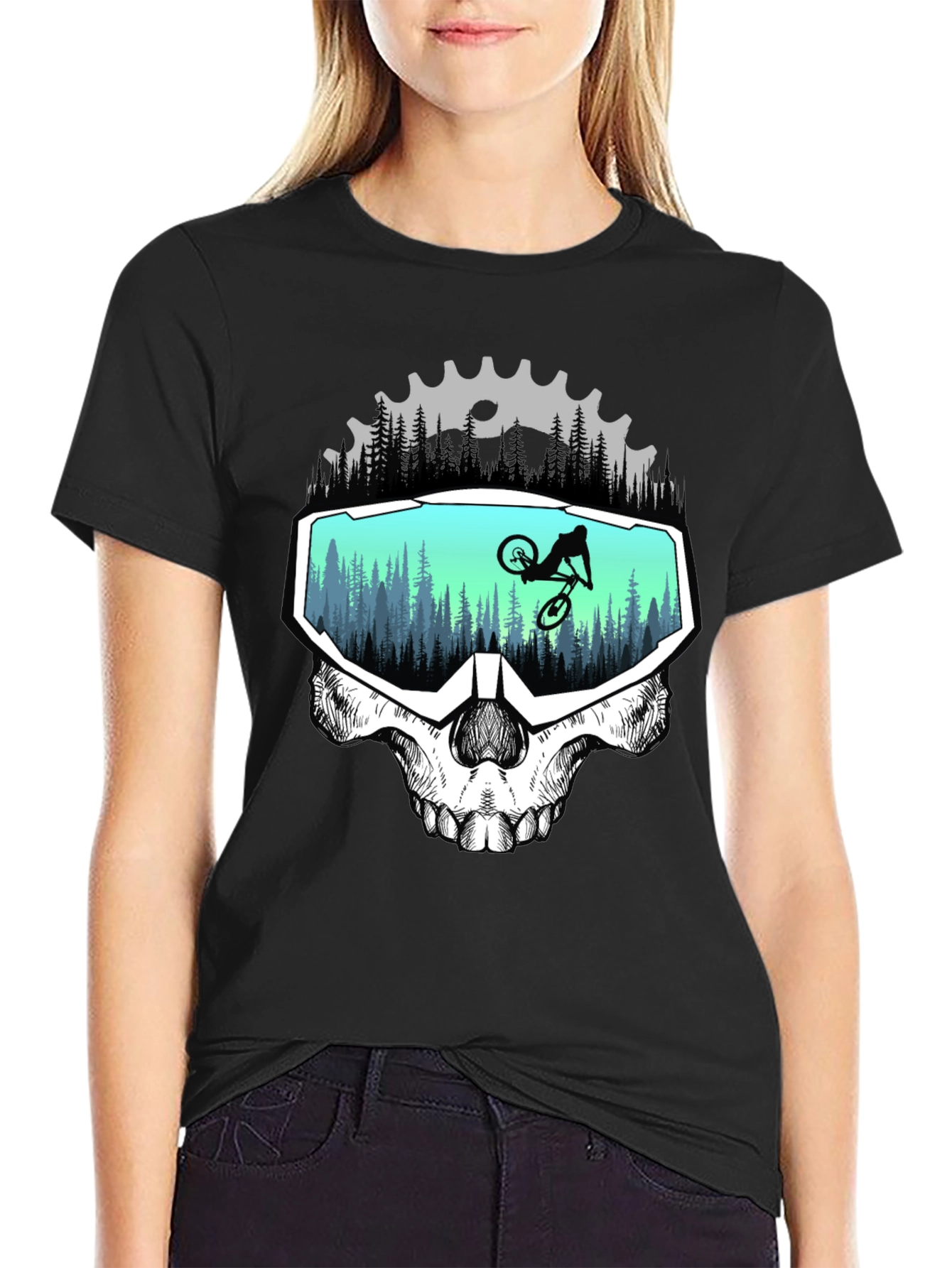 Skull Rider Graphic T-Shirt