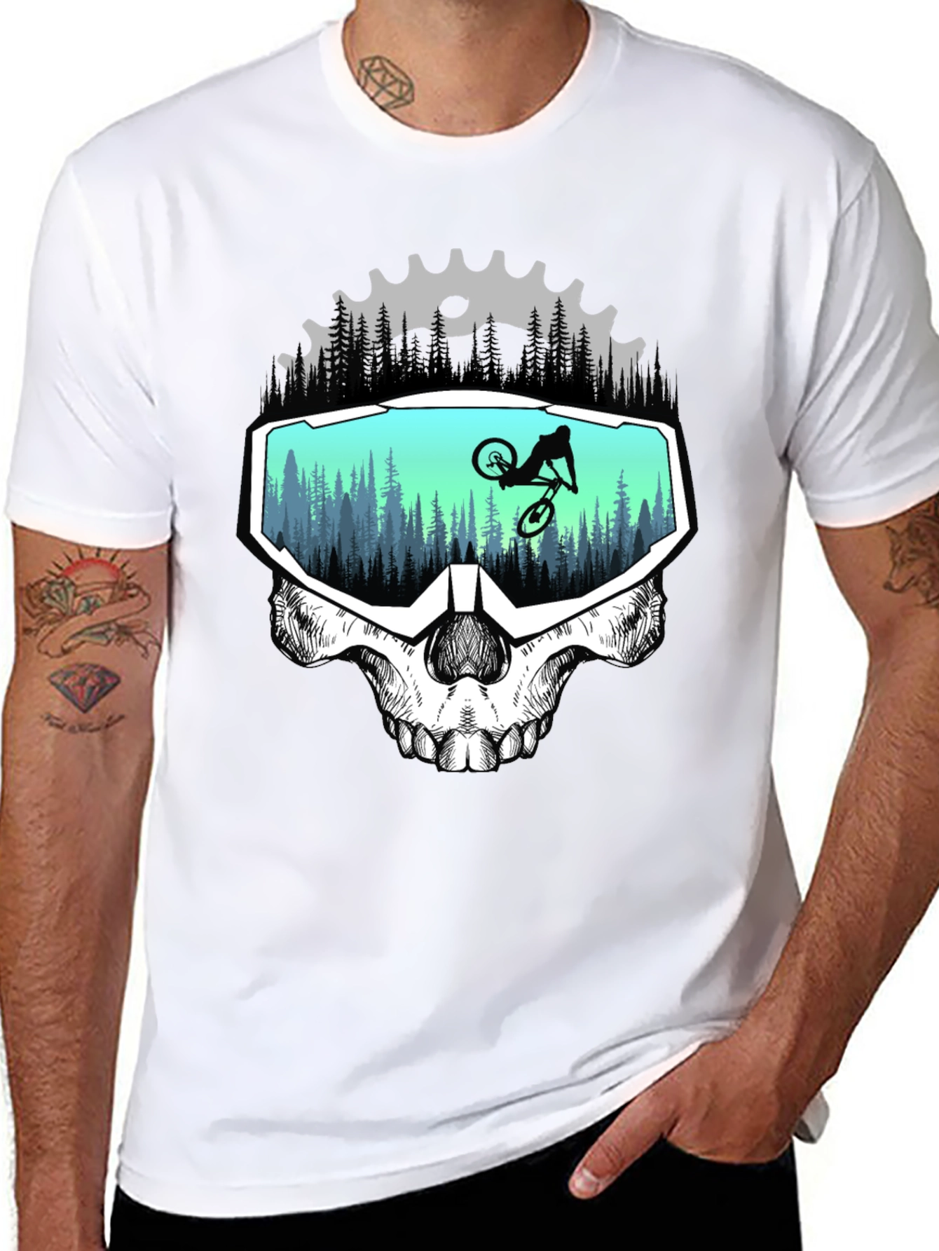 Skull Rider Graphic T-Shirt