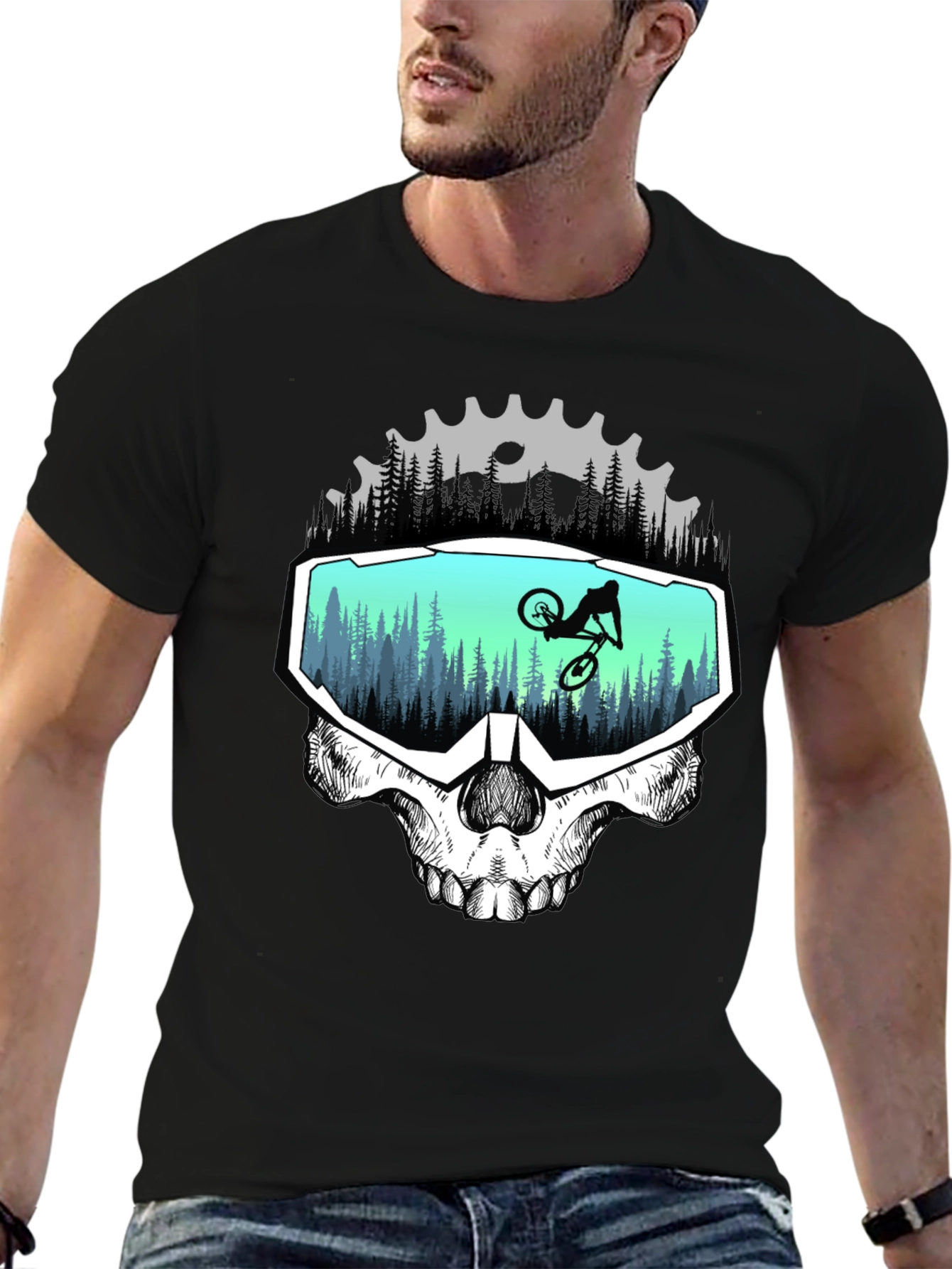 Skull Rider Graphic T-Shirt