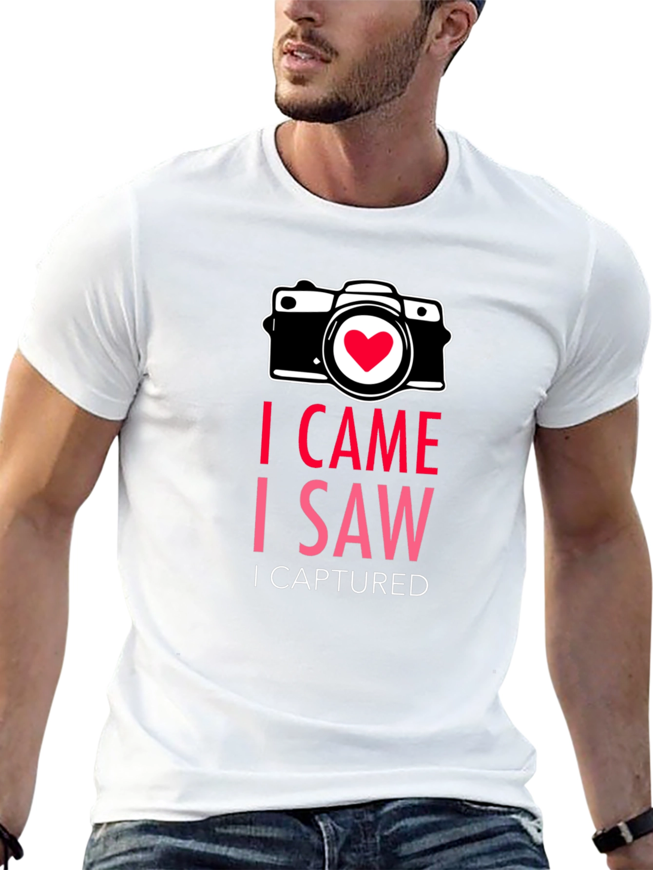 I Came I Saw I Captured Photographer Tee