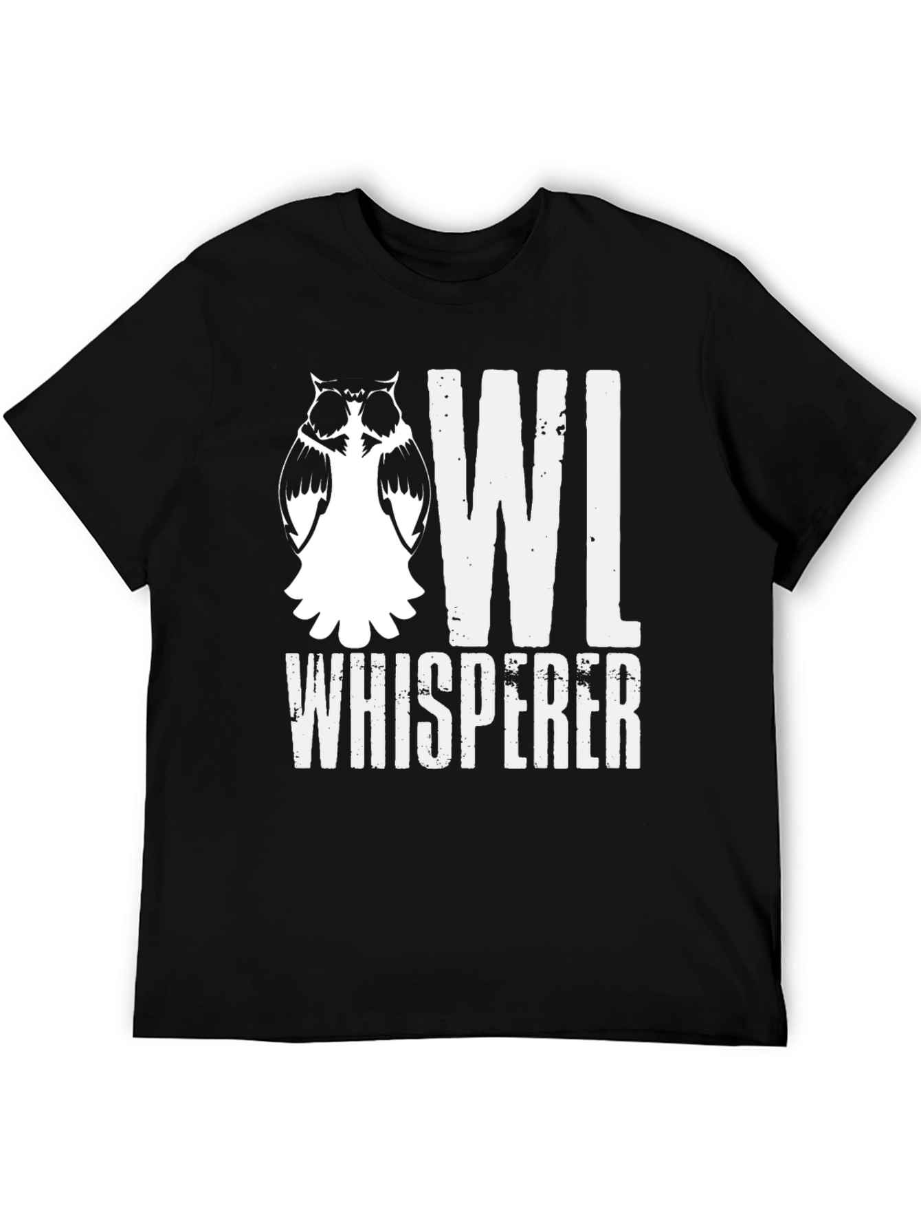 Owl Whisperer Black Graphic T-Shirt