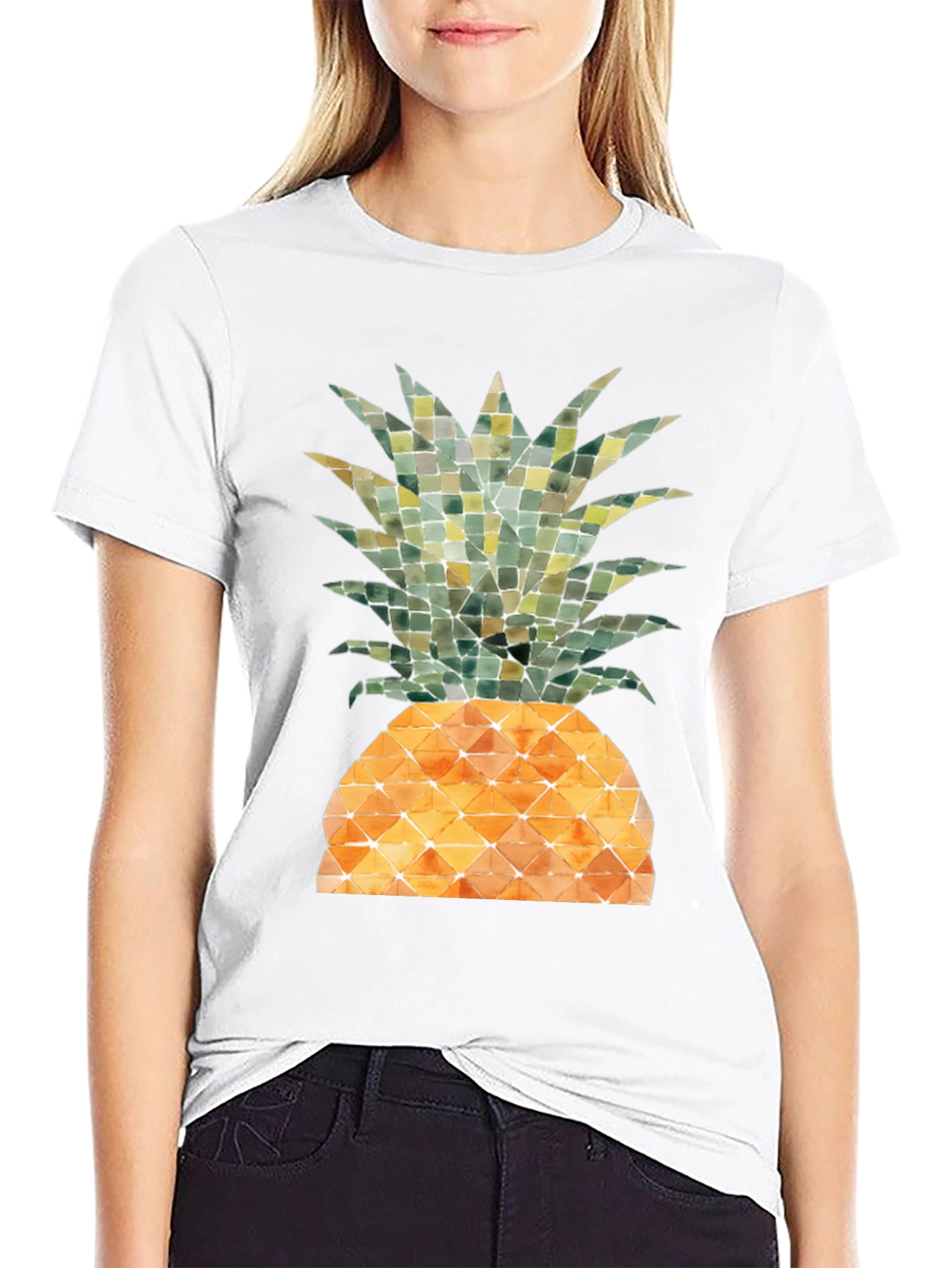 Pineapple Graphic T-Shirt - Tropical Fruit Design
