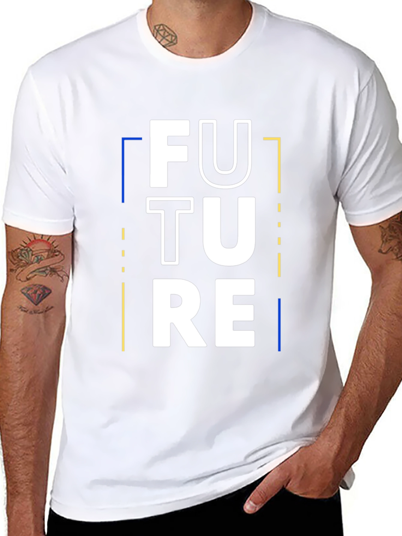 Future Graphic Black T-Shirt