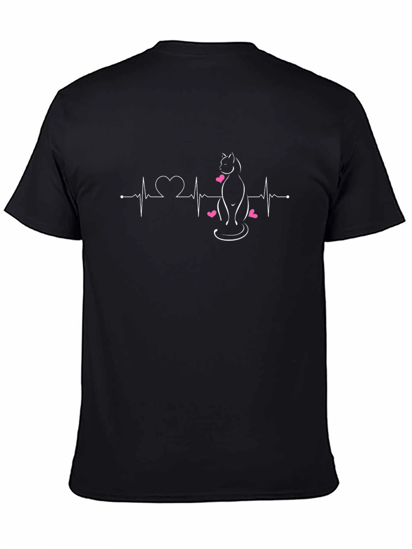 Cat Heartbeat T-Shirt - Unique Cat Lover Gift