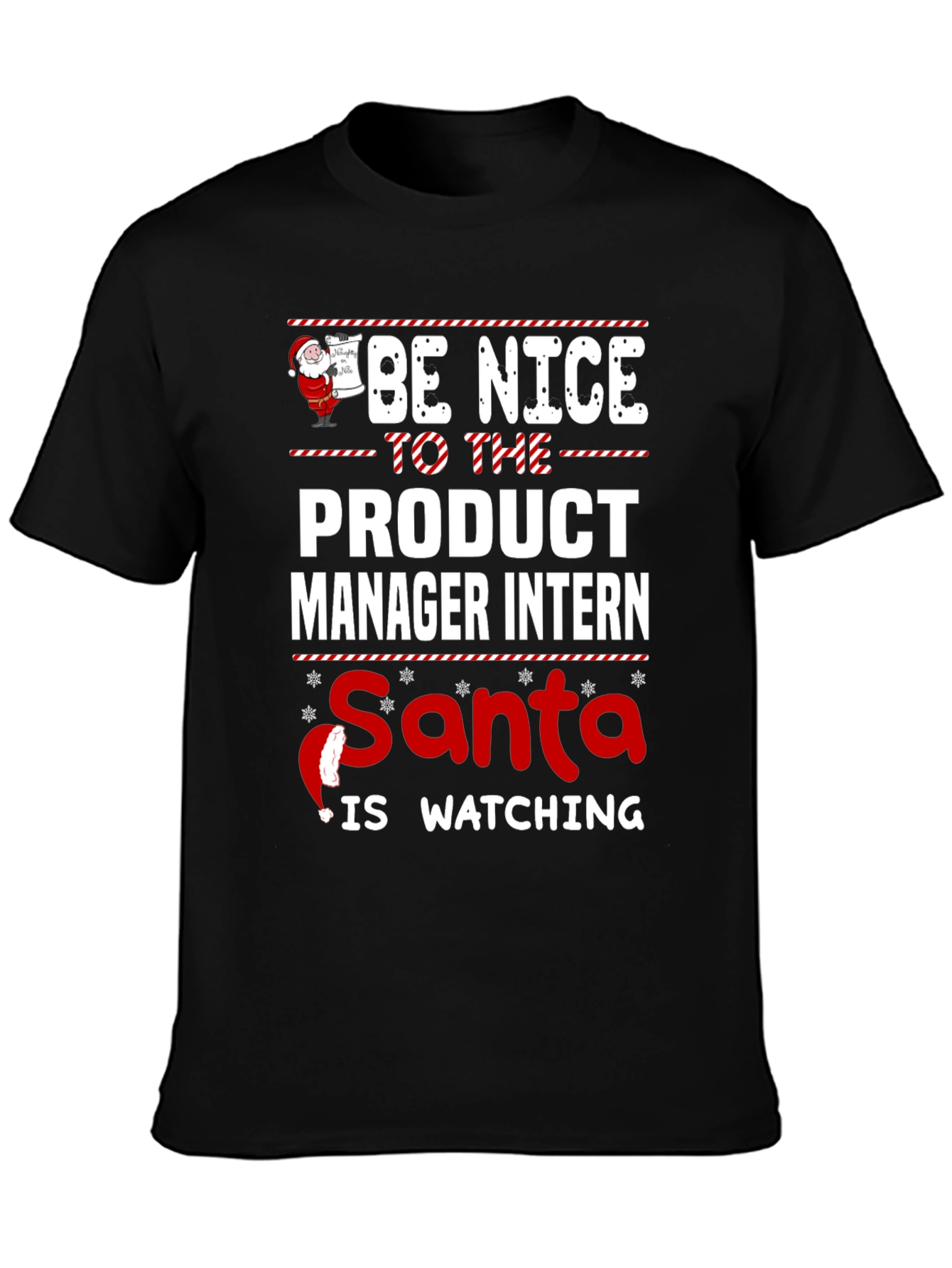 Product Manager Intern Santa Christmas T-Shirt