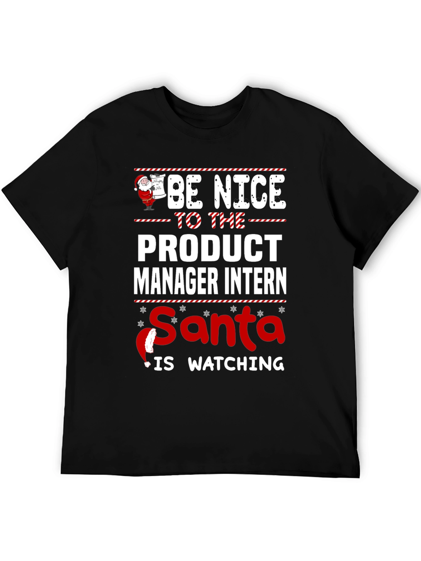 Product Manager Intern Santa Christmas T-Shirt