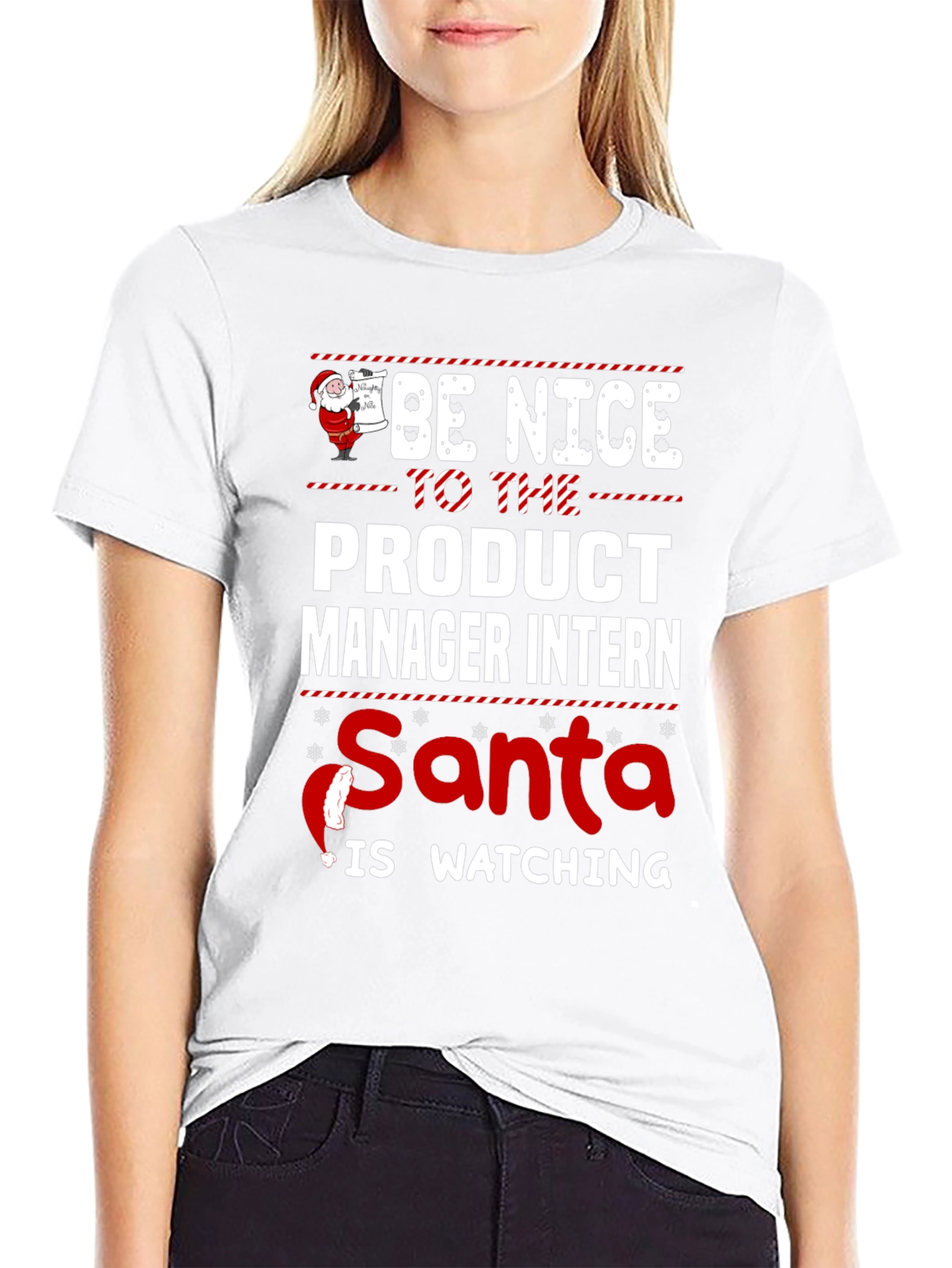 Product Manager Intern Santa Christmas T-Shirt