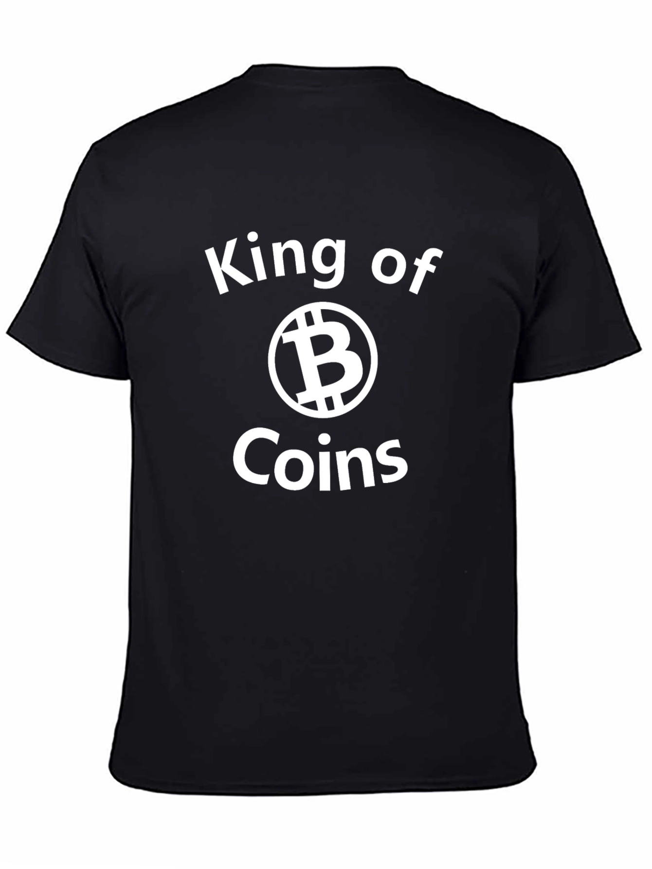 King of Coins Bitcoin Graphic T-Shirt