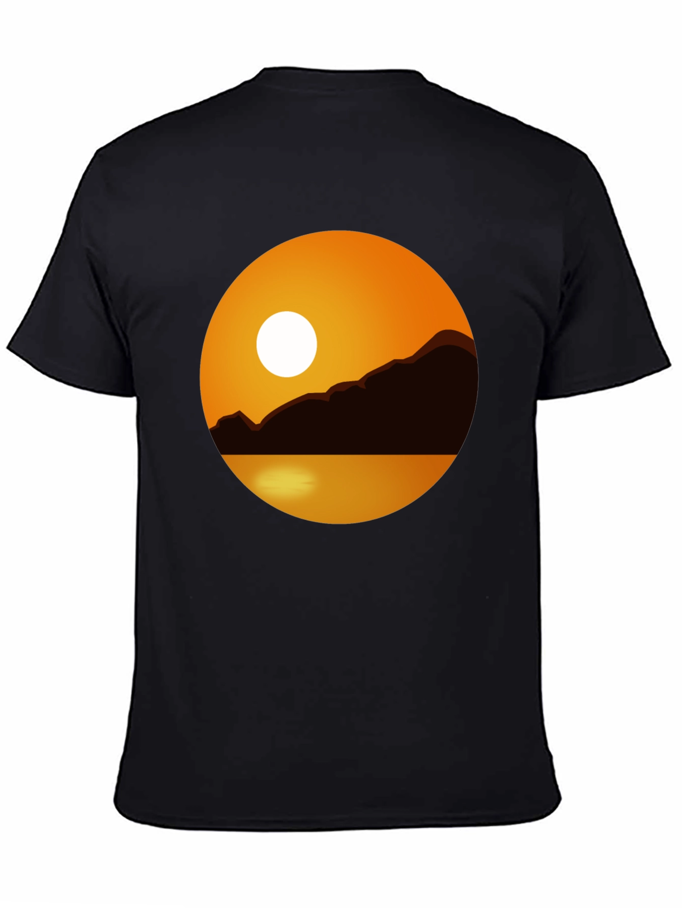 Sunset Graphic Tee - Black