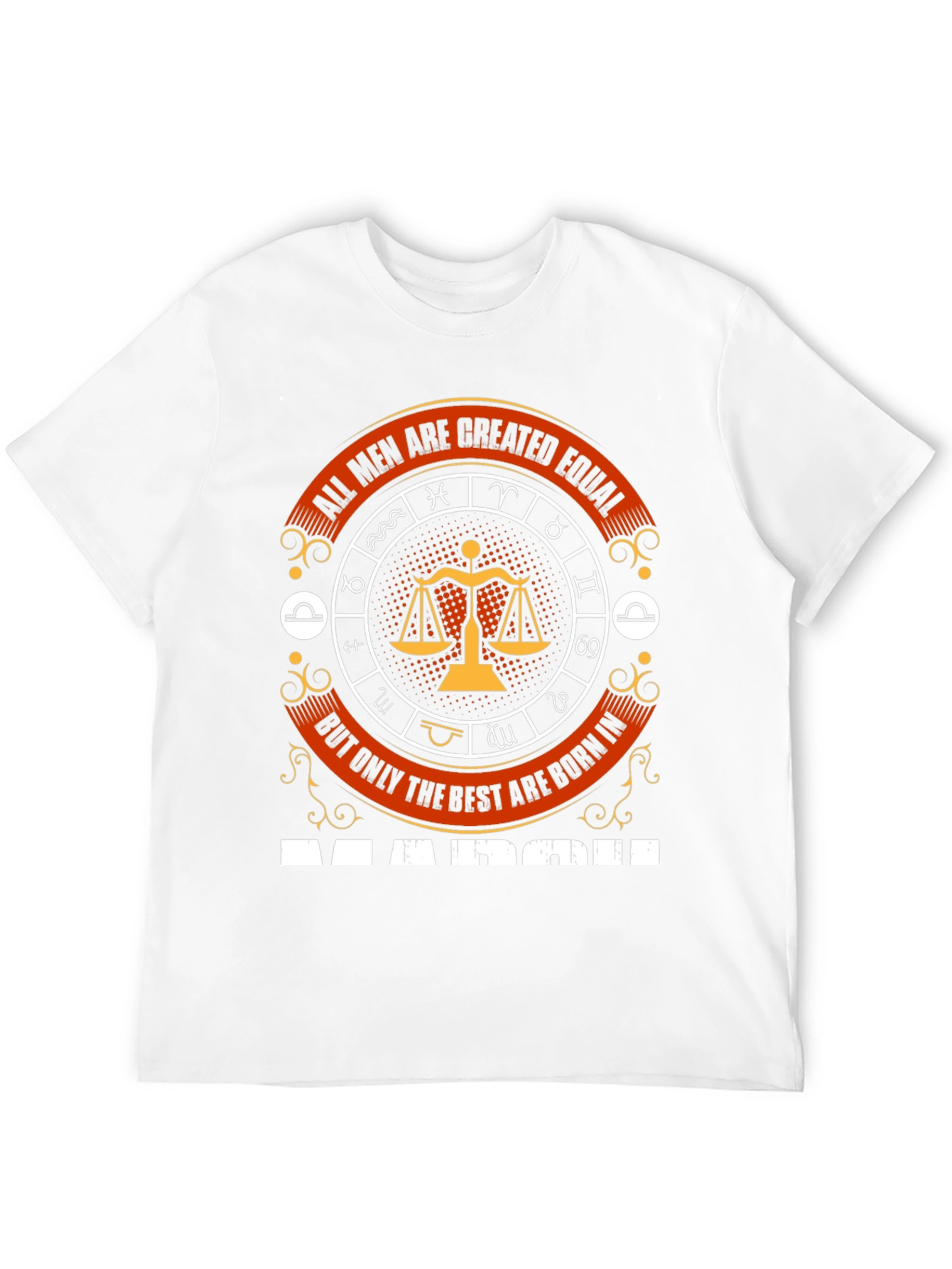 Zodiac Libra Mens T-Shirt - March Birthday Gift