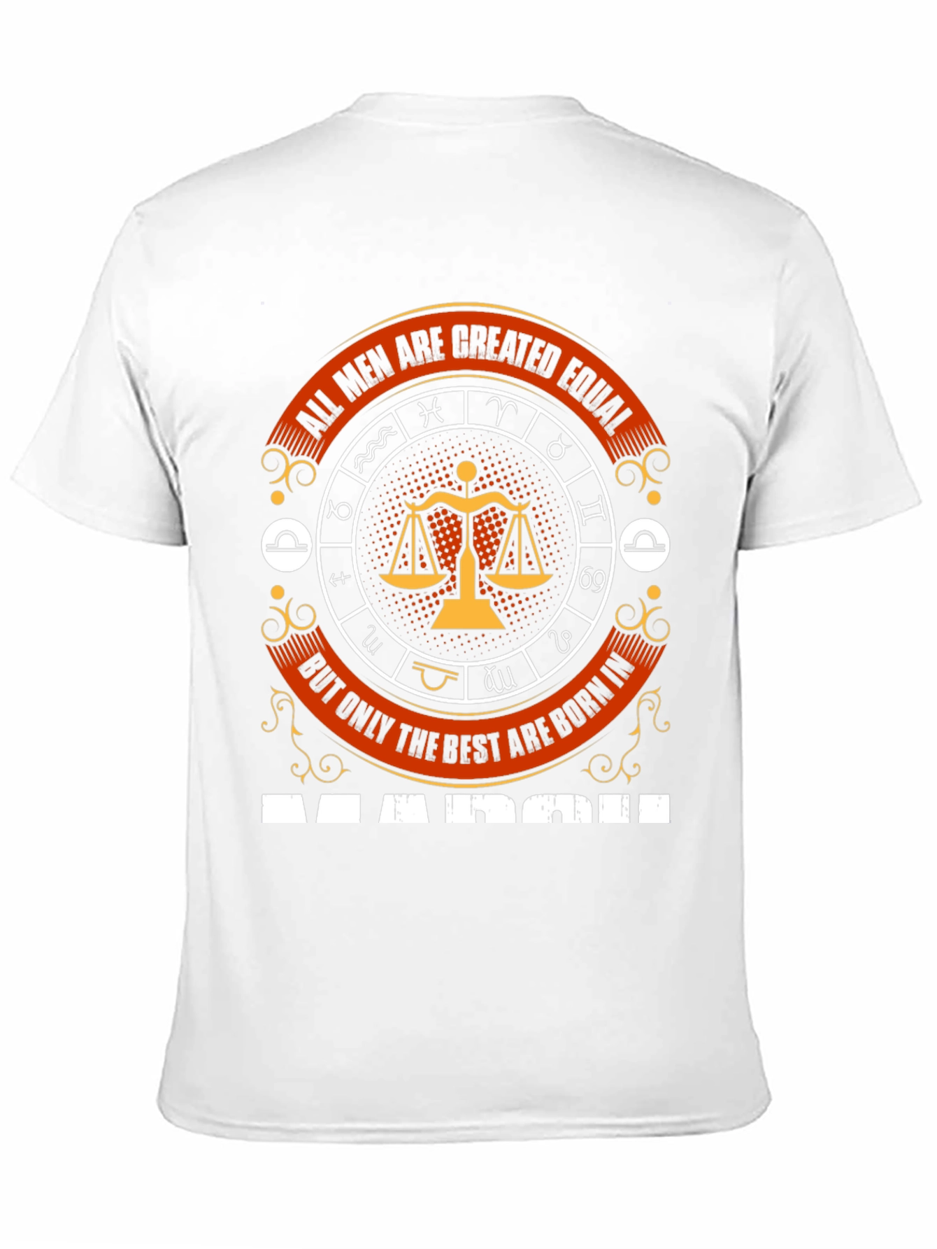 Zodiac Libra Mens T-Shirt - March Birthday Gift